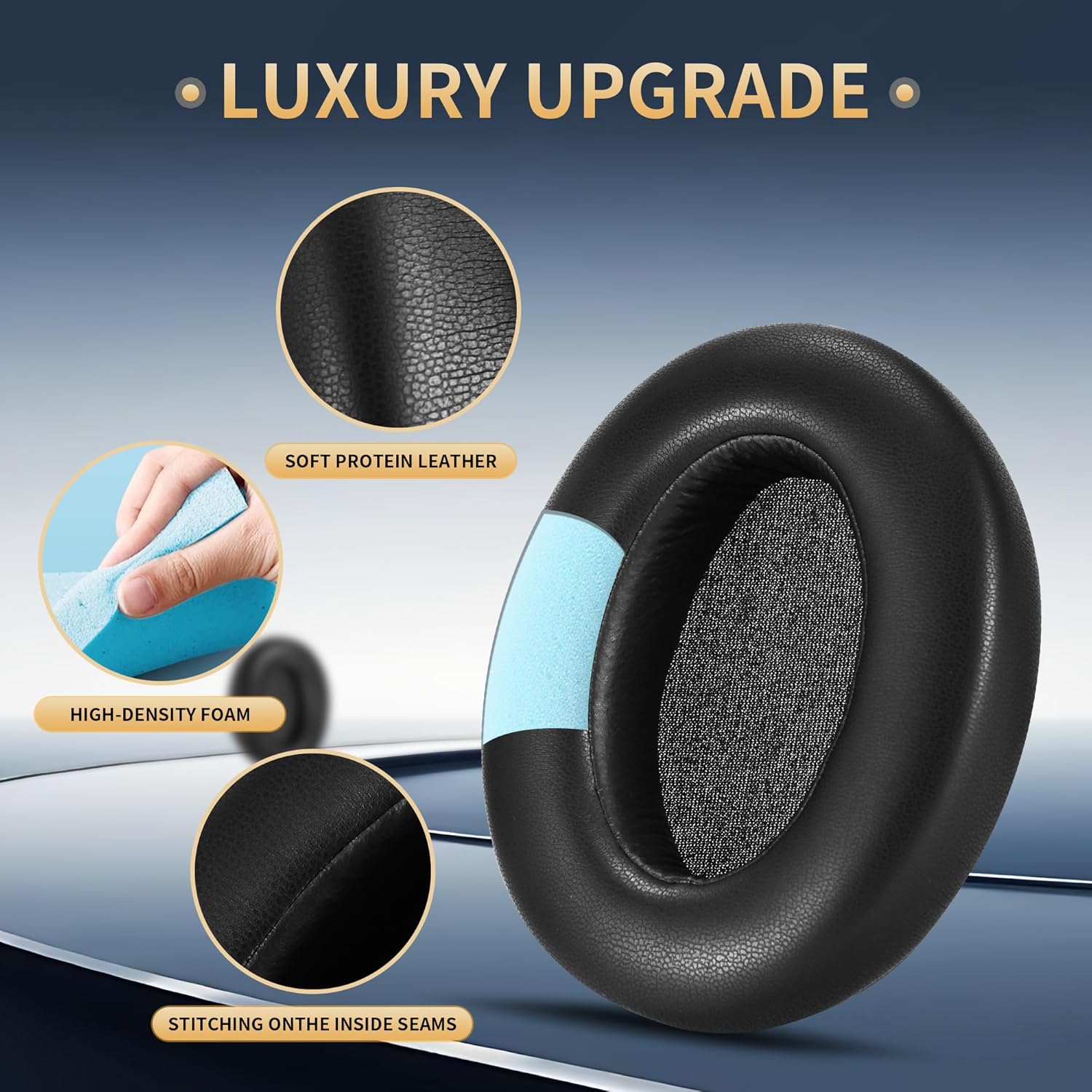 Replacement Ear Pads for Sony WH-XB910, XB910N Extra Bass No... - Image 4