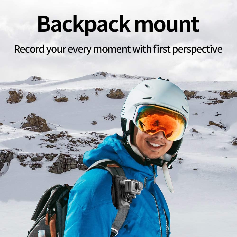 TELESIN Backpack Shoulder Strap Mount for GoPro Hero Series ... - Image 5