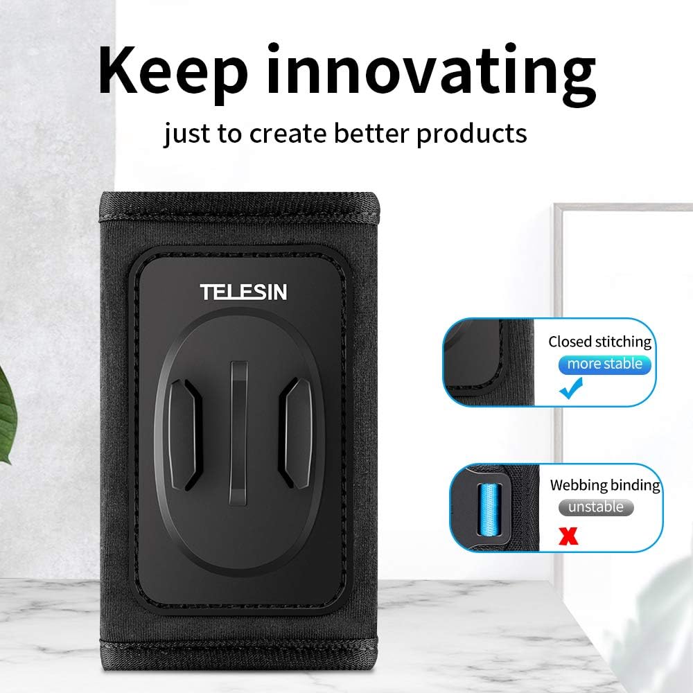 TELESIN Backpack Shoulder Strap Mount for GoPro Hero Series ... - Image 2