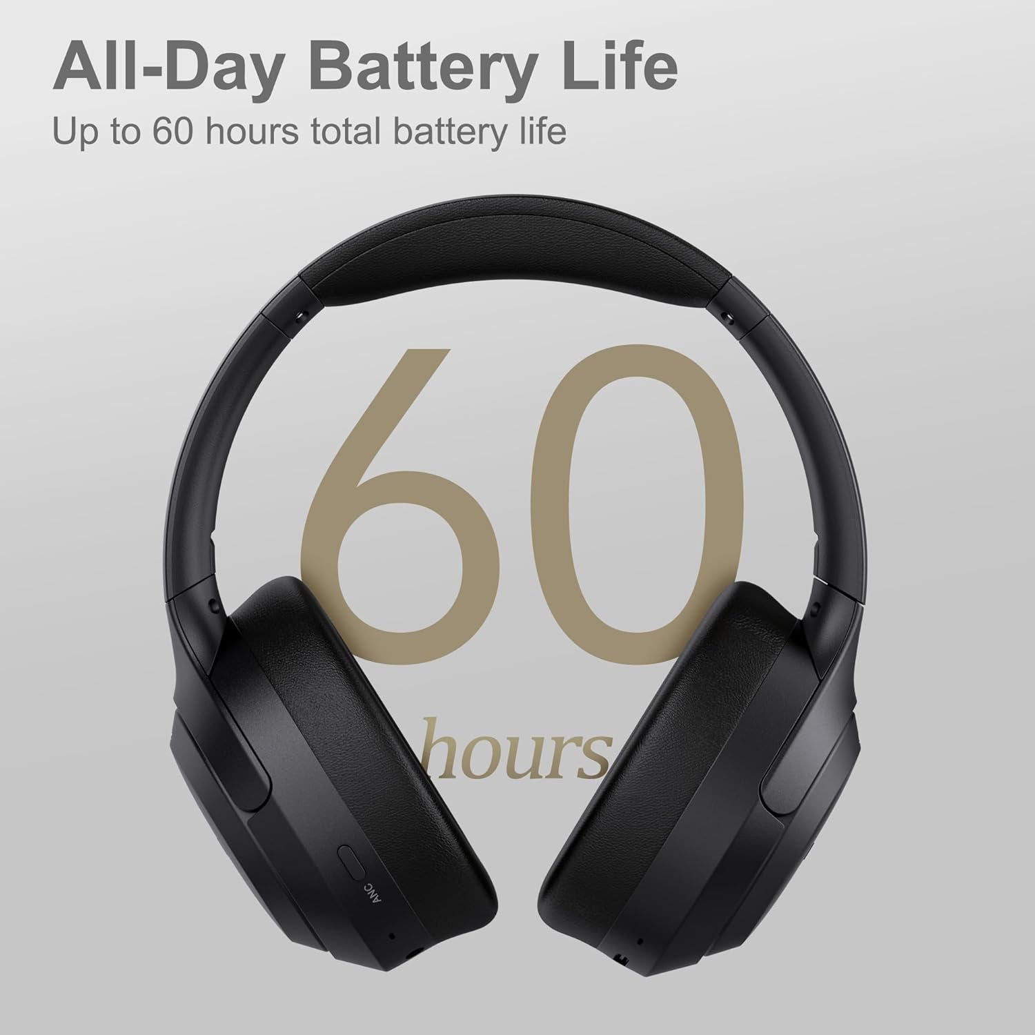 LORELEI QC60 Hybrid Active Noise Cancenlling Headphones,Wire... - Image 5