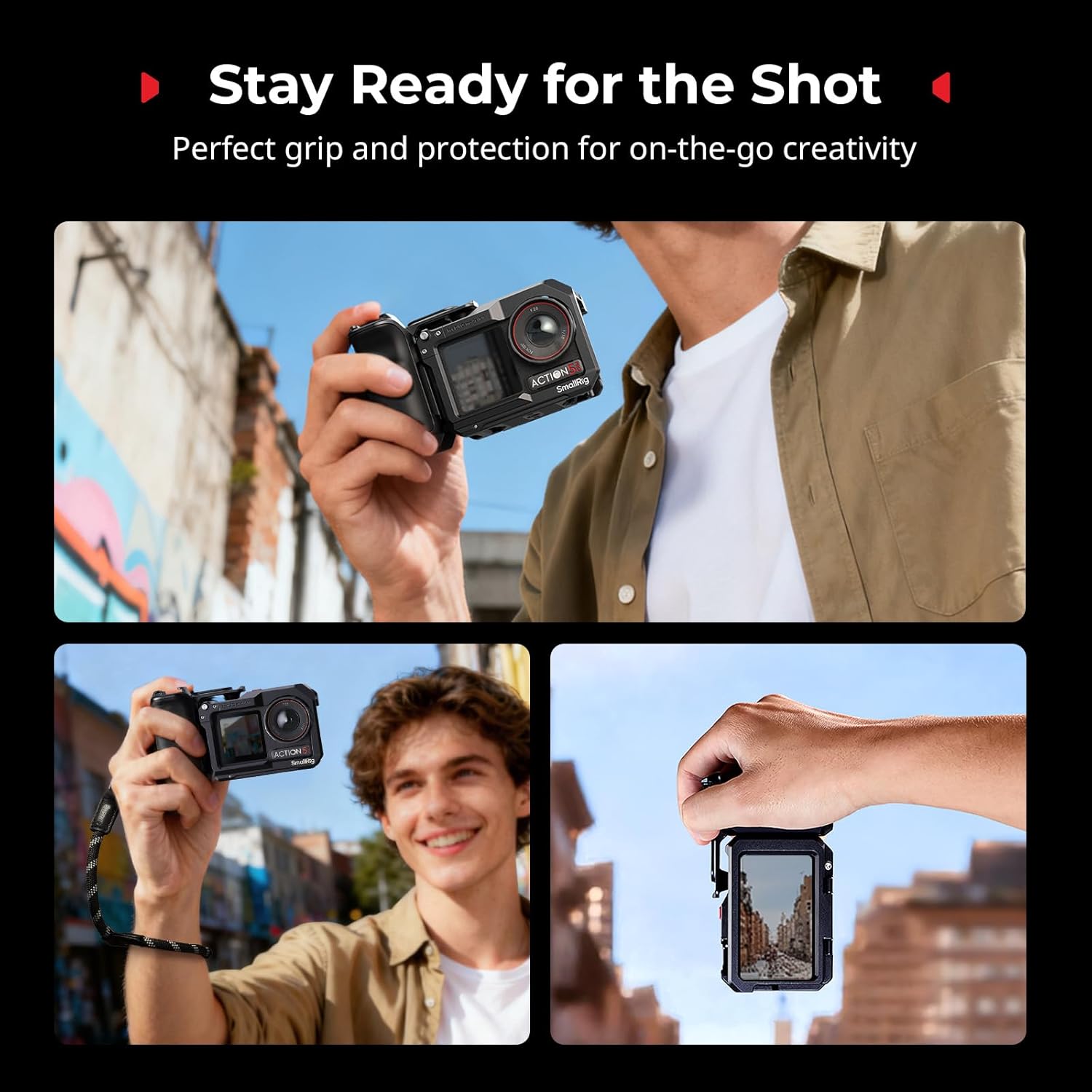 SMALLRIG Handle Grip Kit for DJI Osmo Action 5 Pro/ 4/3 with... - Image 7