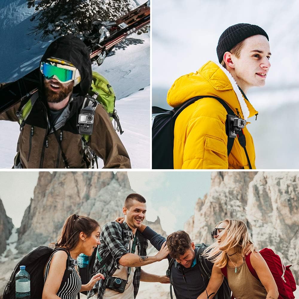 TELESIN Backpack Shoulder Strap Mount for GoPro Hero Series ... - Image 6