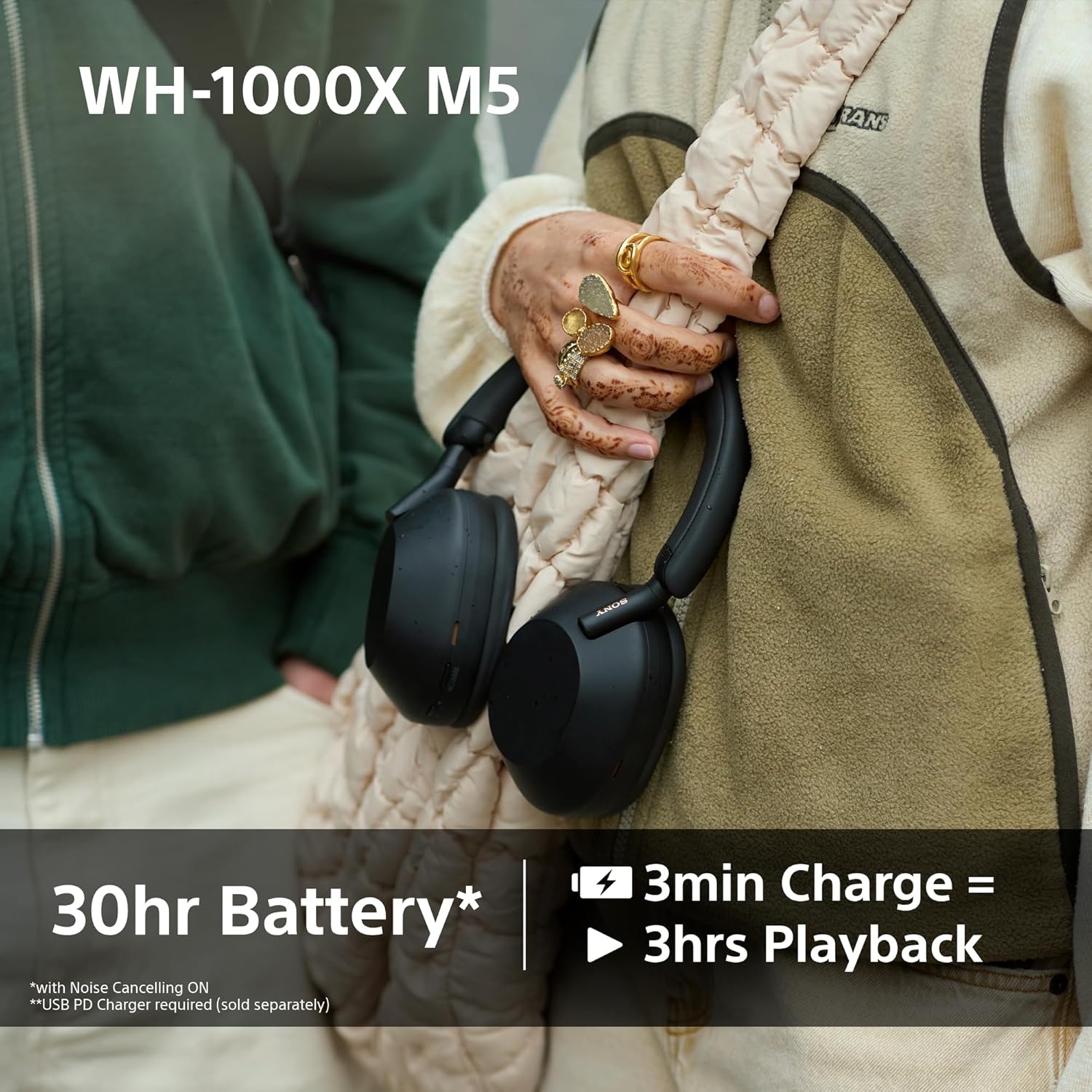 Sony WH-1000XM5 Hard Case Premium Noise Cancelling Wireless ... - Image 7