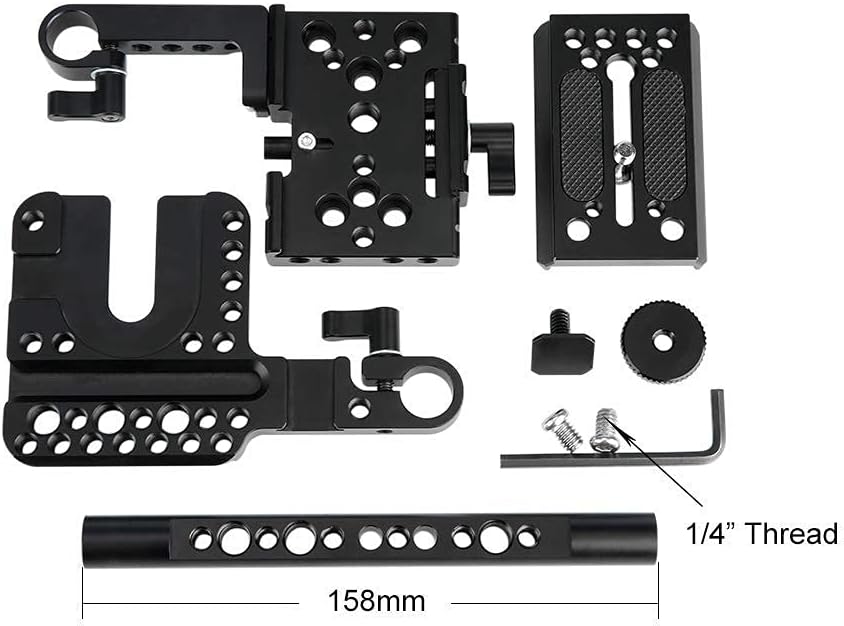 NICEYRIG Universal DSLR Camera Cage with Quick Release Base ... - Image 6