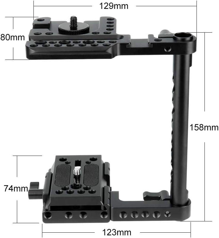 NICEYRIG Universal DSLR Camera Cage with Quick Release Base ... - Image 5