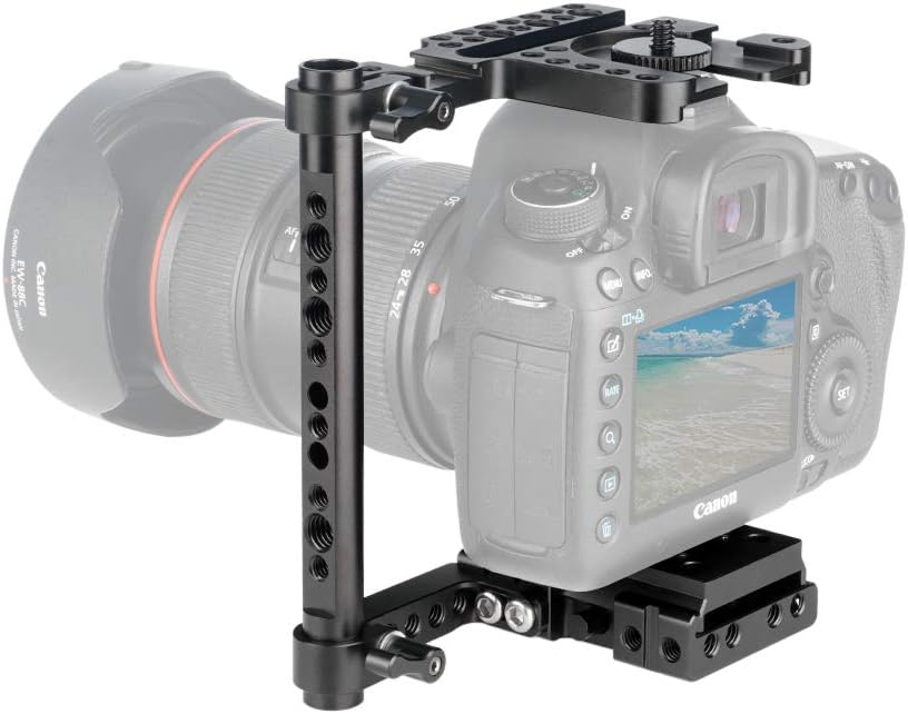 NICEYRIG Universal DSLR Camera Cage with Quick Release Base ... - Image 4