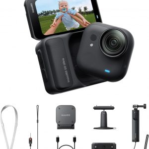 Insta360 GO Ultra Creator Bundle Midnight Black – Tiny 4K Ca…