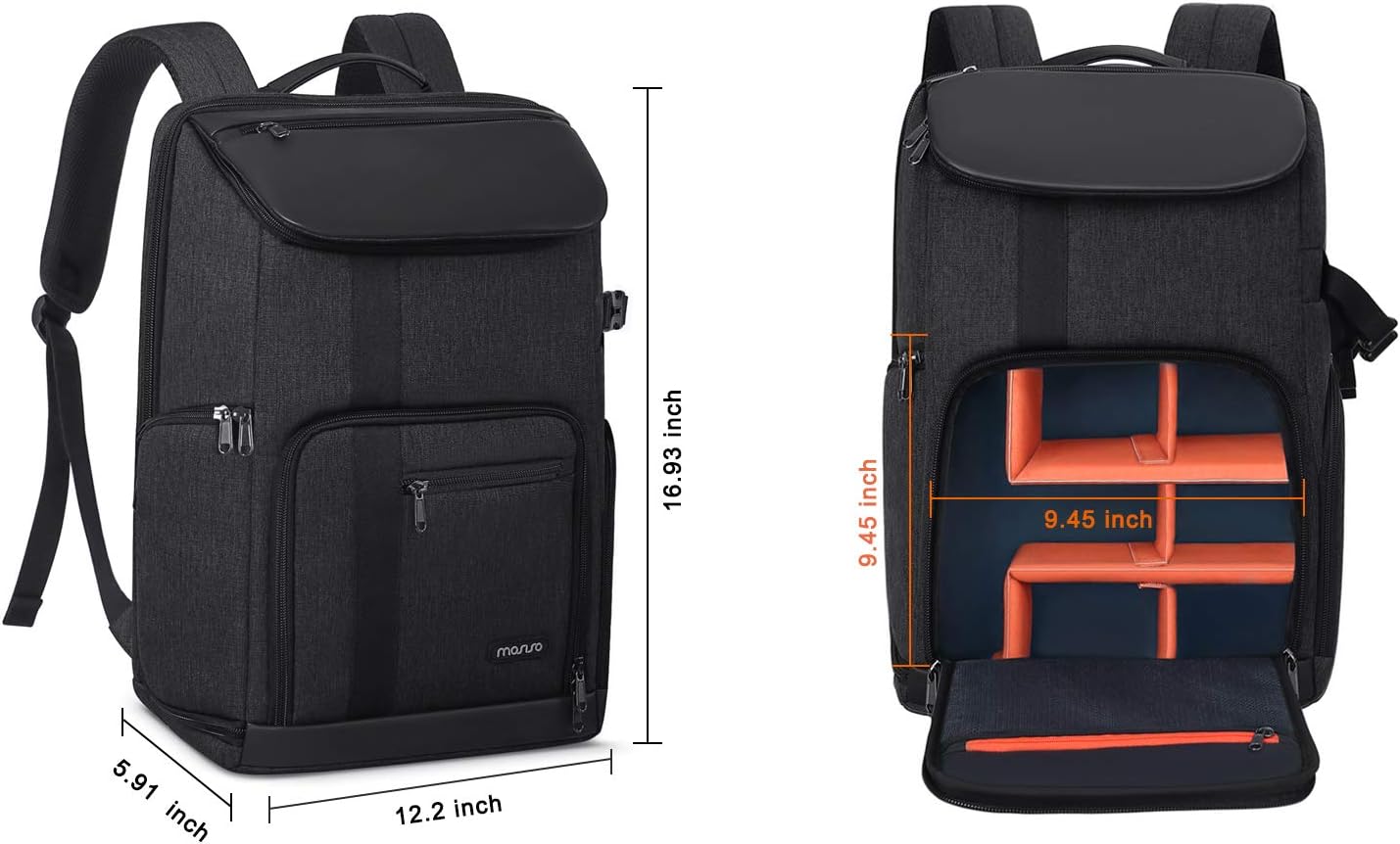 MOSISO Camera Backpack 17.3 inch, DSLR/SLR/Mirrorless Case L... - Image 7