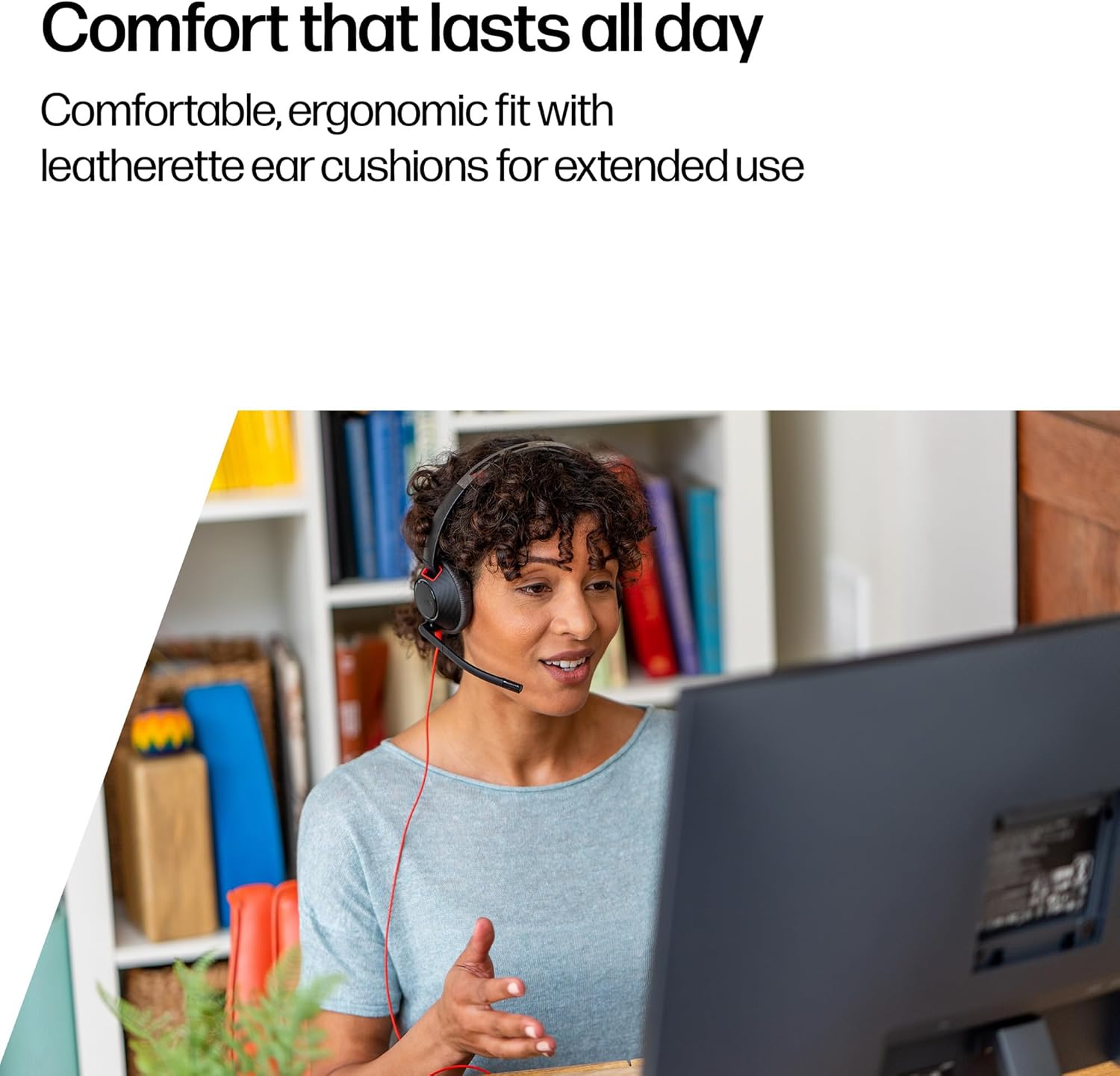 Poly Blackwire 5220 Wired Headset - Flexible Noise-Canceling... - Image 5