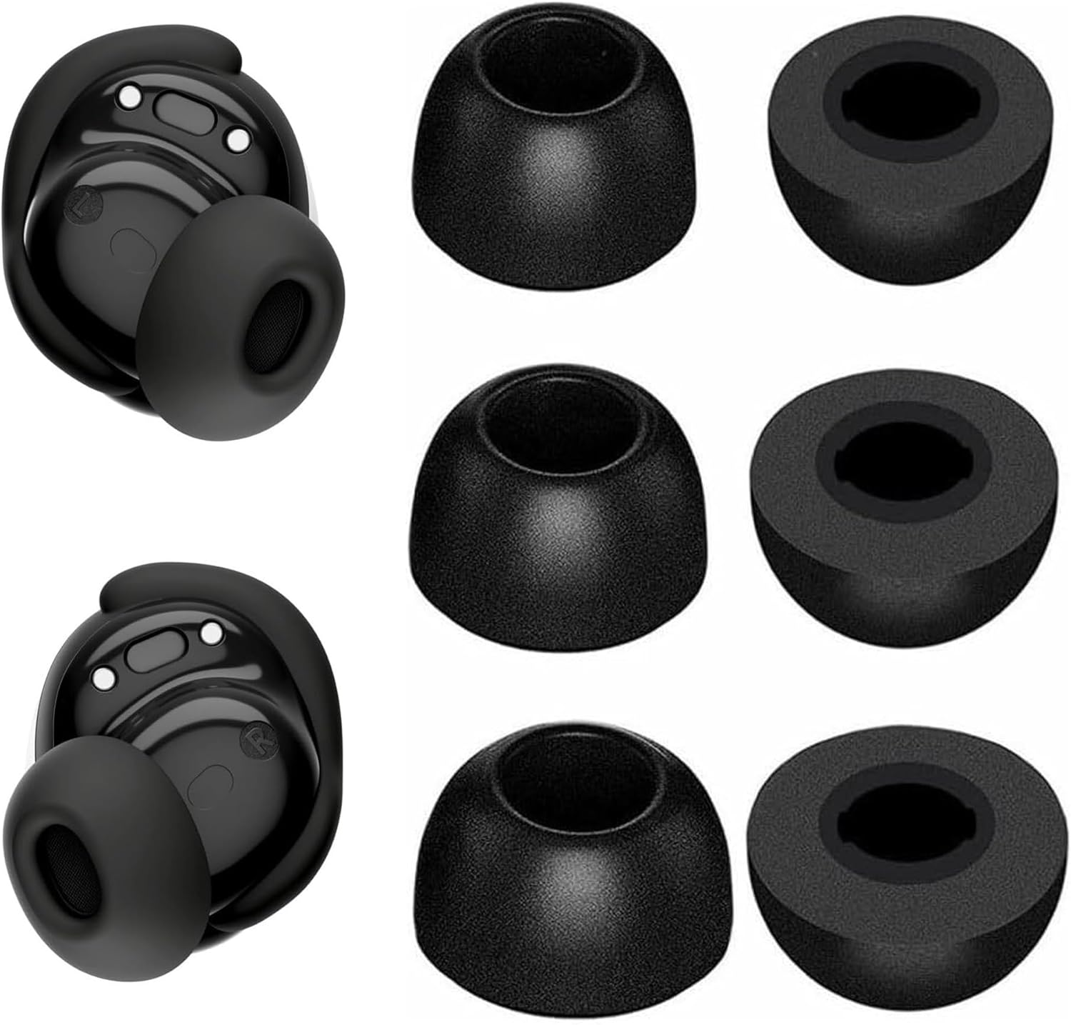 Replacement Memory Foam Ear Tips Compatible with Bose New Qu... - Image 2