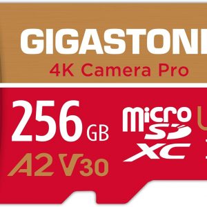 【5-Years Data Recovery】GIGASTONE 256GB Micro SD Card, 4K Cam…
