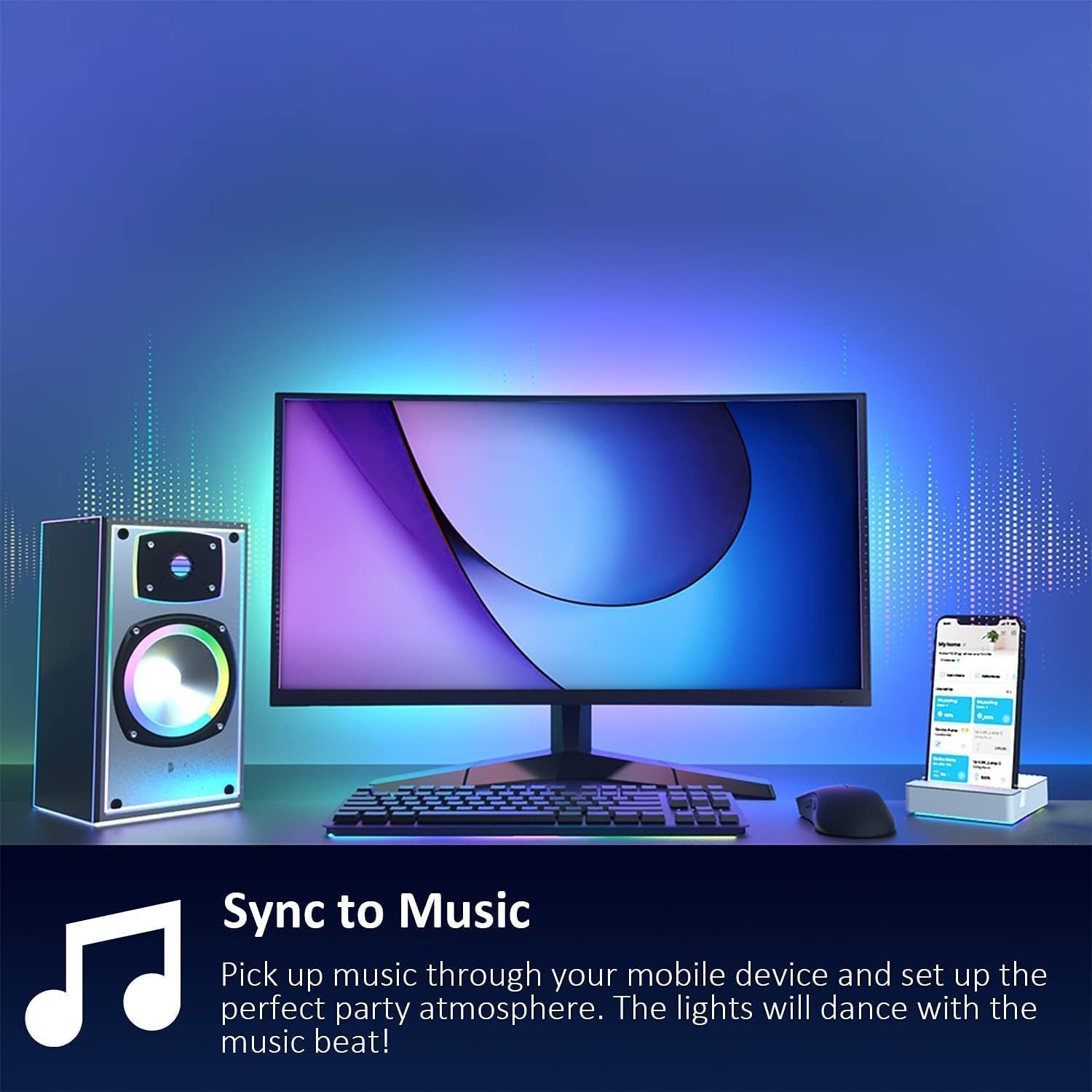 Tapo L900-5 LED Strip Light 5m, Multicolour Led Lights for T... - Image 4