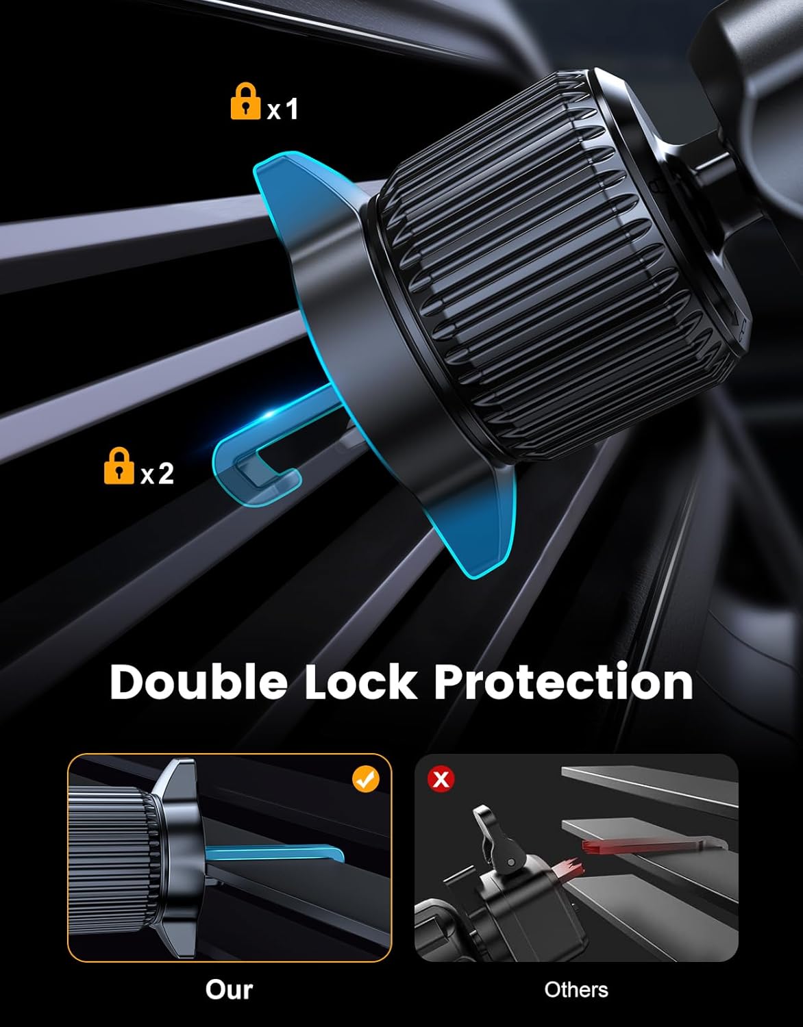 EOIWUY Compatible with MagSafe Car Mount, 15W Fast Charging ... - Image 6