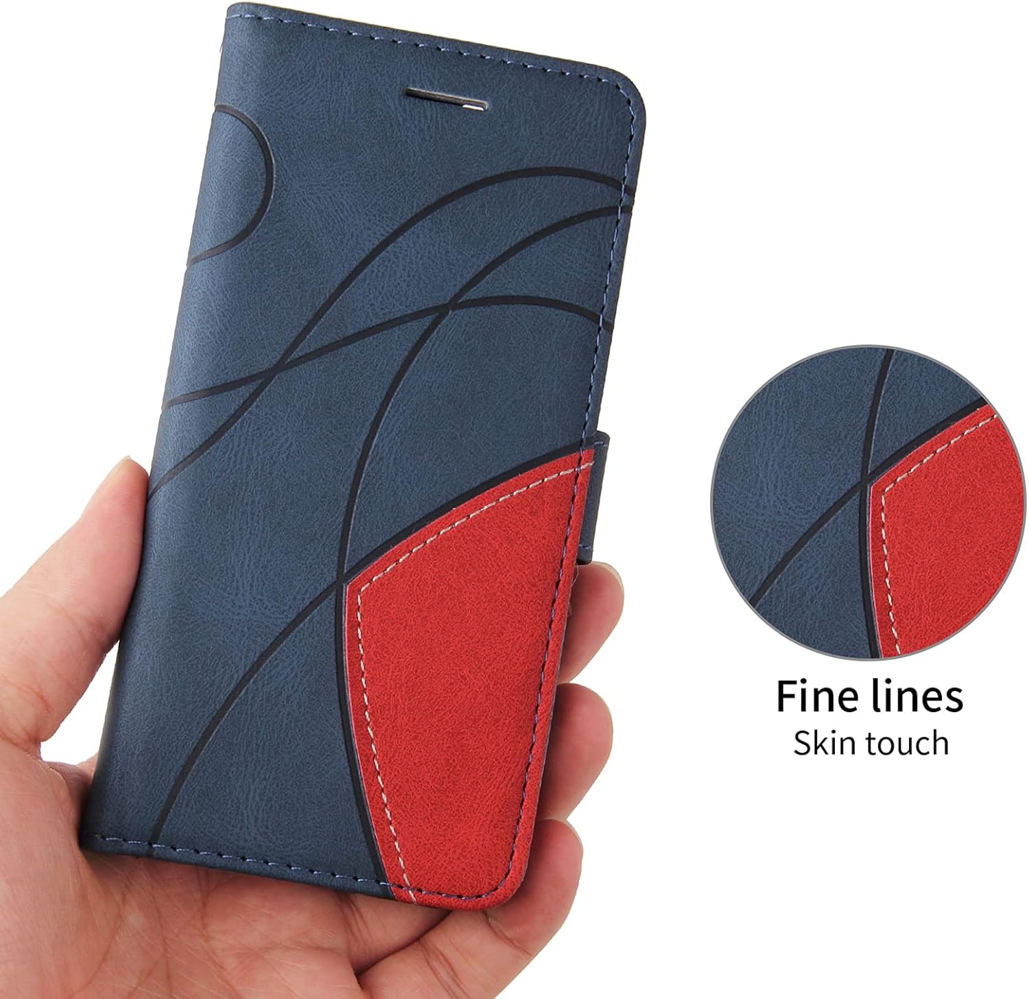 Samsung A6 Case Geometric, Shockproof Wallet Case PU Leather... - Image 7
