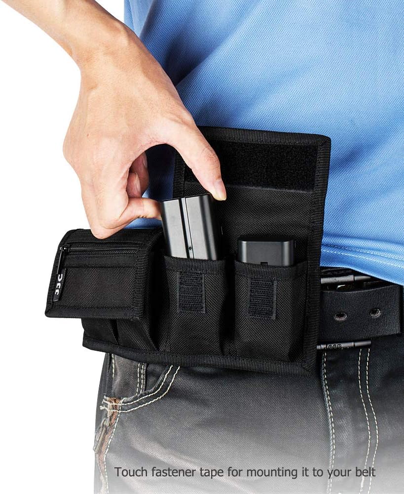 JJC Nylon Battery Pouch Camera Battery Case (4 Pocket) SD Me... - Image 8