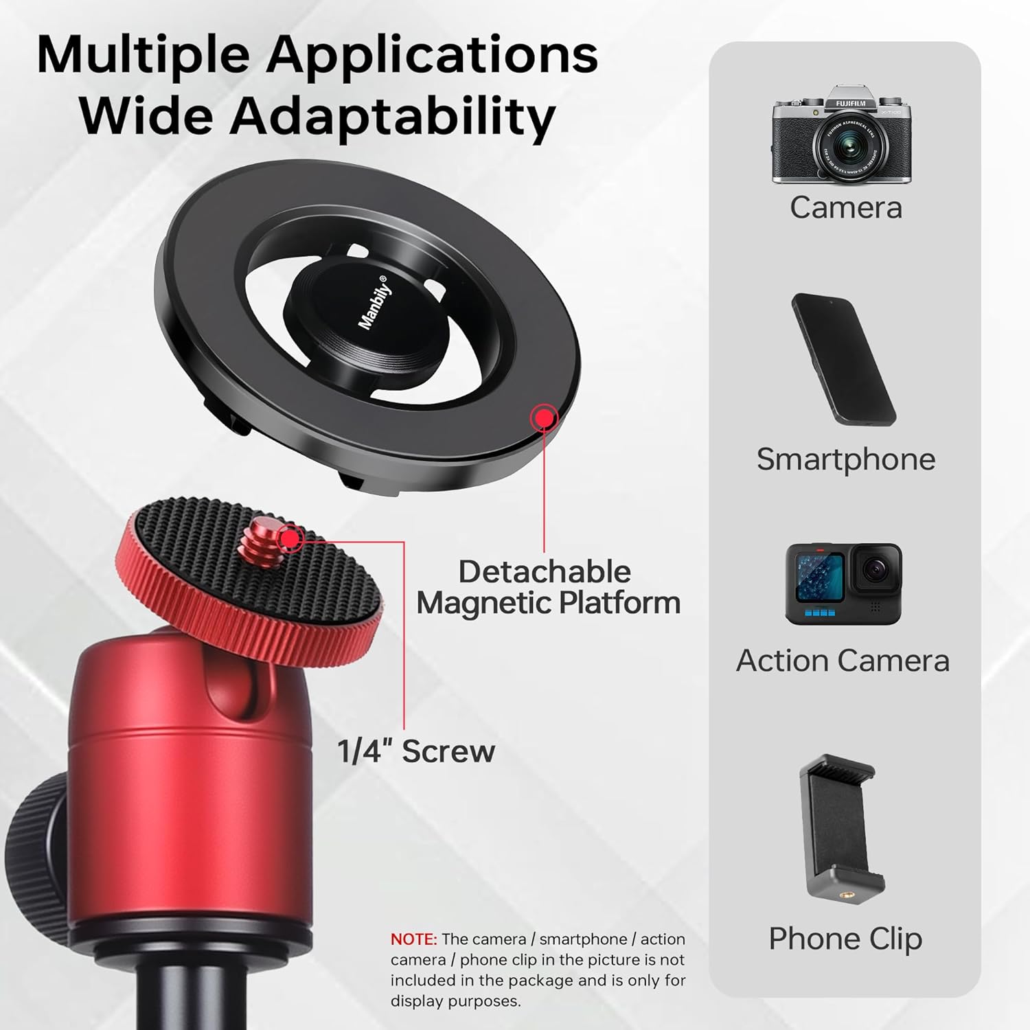 Manbily GF-M25 5-in-1 Golf Monopod for Smartphones, Cameras ... - Image 4