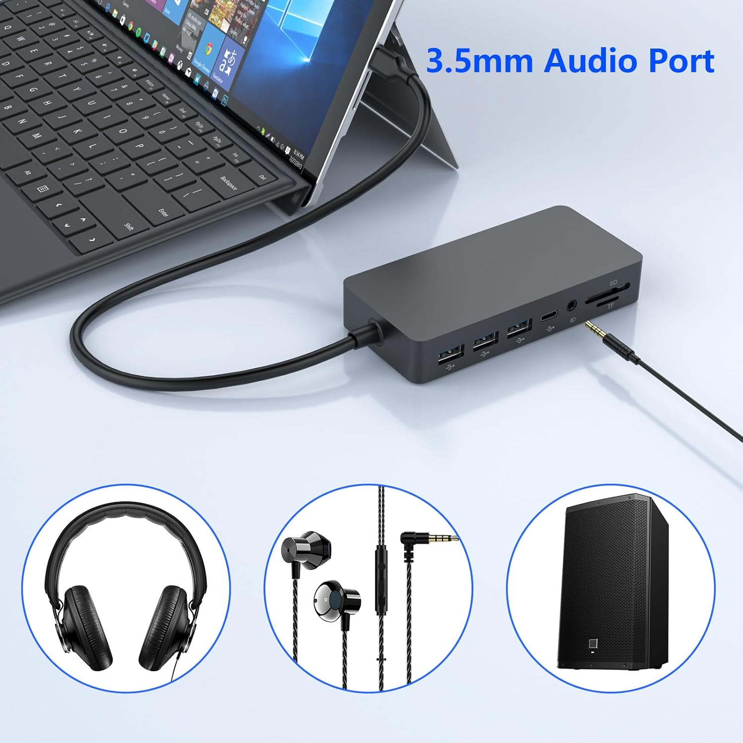 Microsoft Surface Thunderbolt 4 Dock Triple Displays, 11 in ... - Image 9