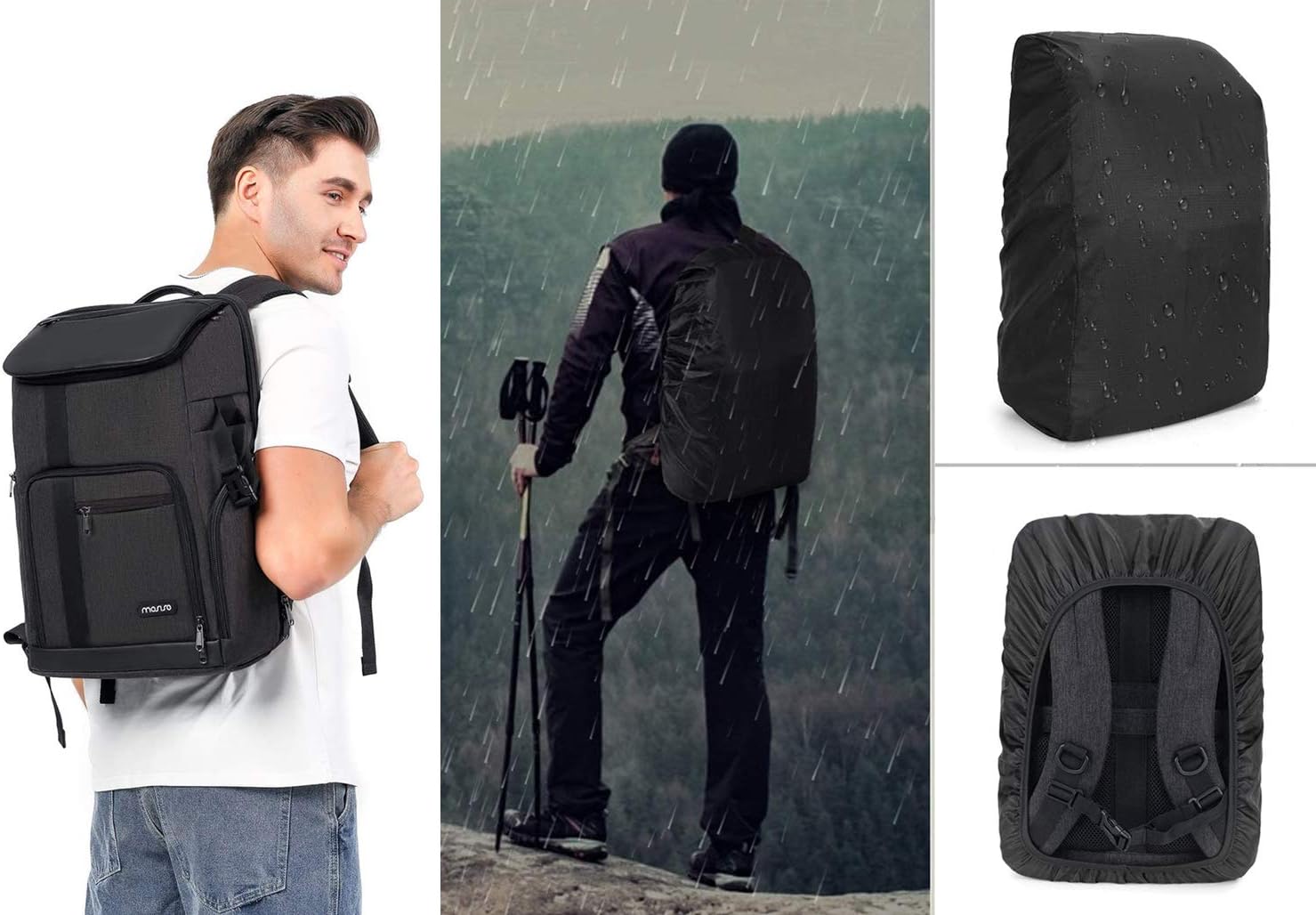 MOSISO Camera Backpack 17.3 inch, DSLR/SLR/Mirrorless Case L... - Image 8