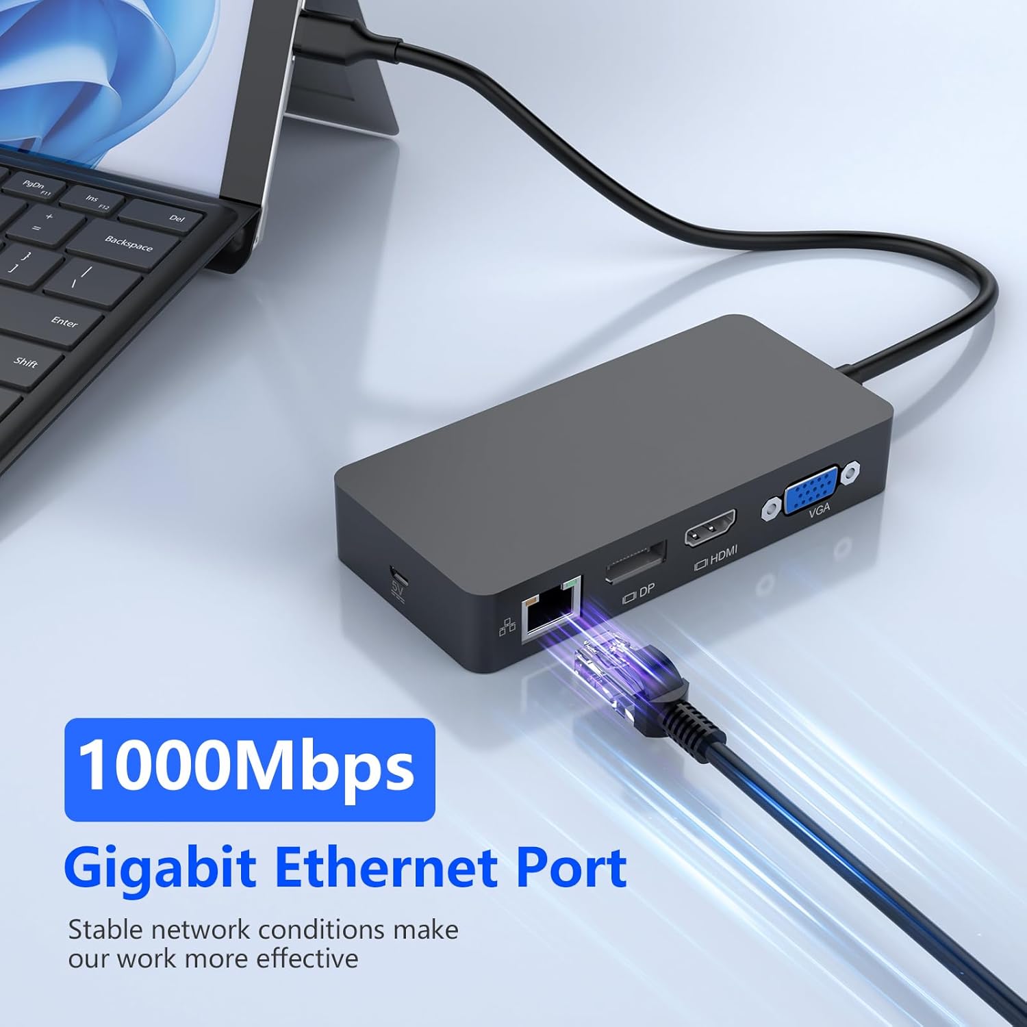 Microsoft Surface Thunderbolt 4 Dock Triple Displays, 11 in ... - Image 8