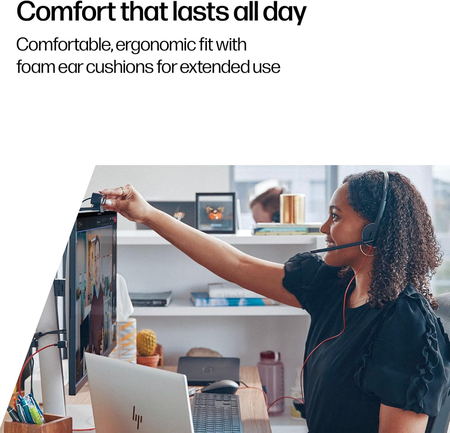 Poly Blackwire 3220 Wired Headset with Mic, Hi-Fi Stereo Sou... - Image 6