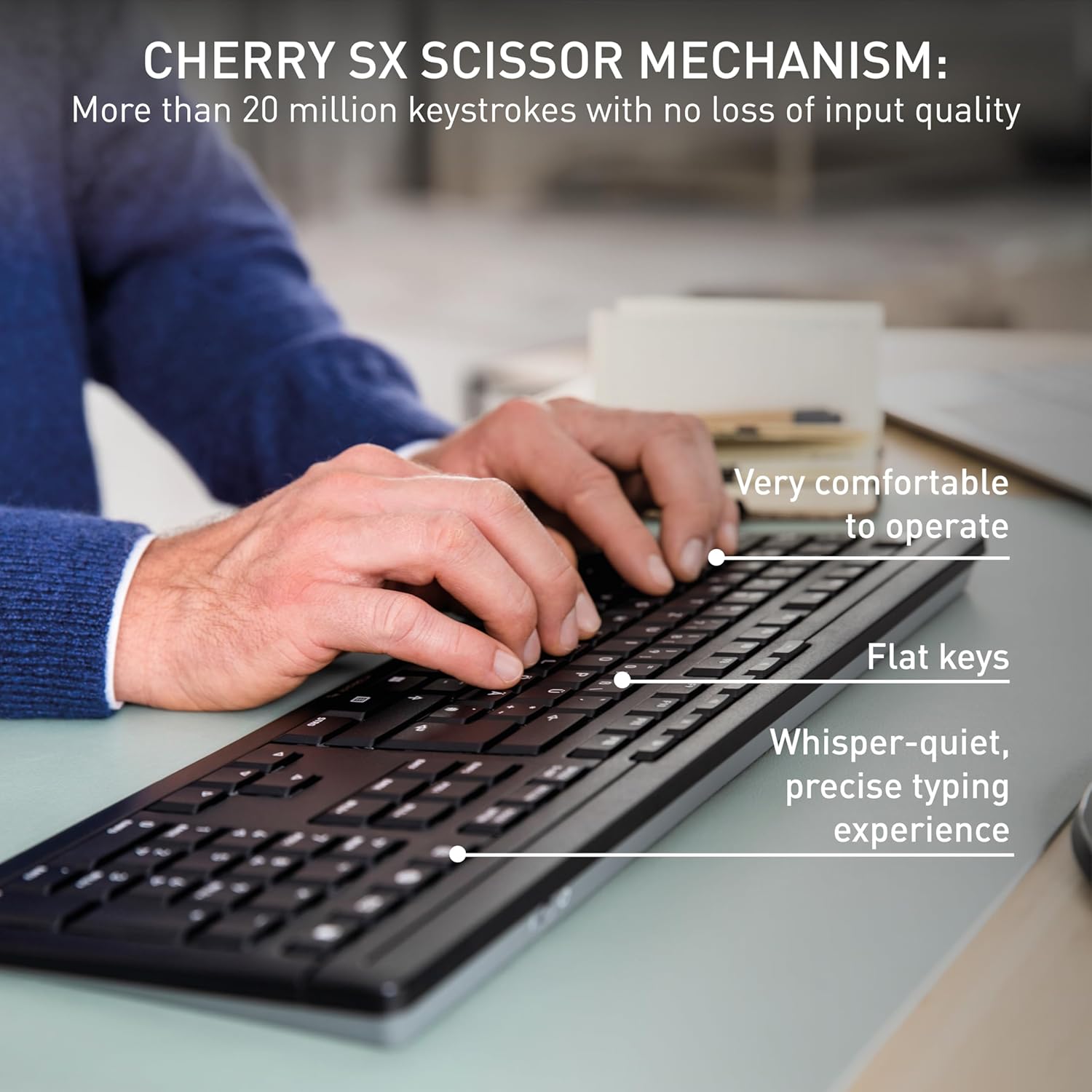 CHERRY STREAM DESKTOP COMFORT, Wireless Keyboard And Mouse S... - Image 3