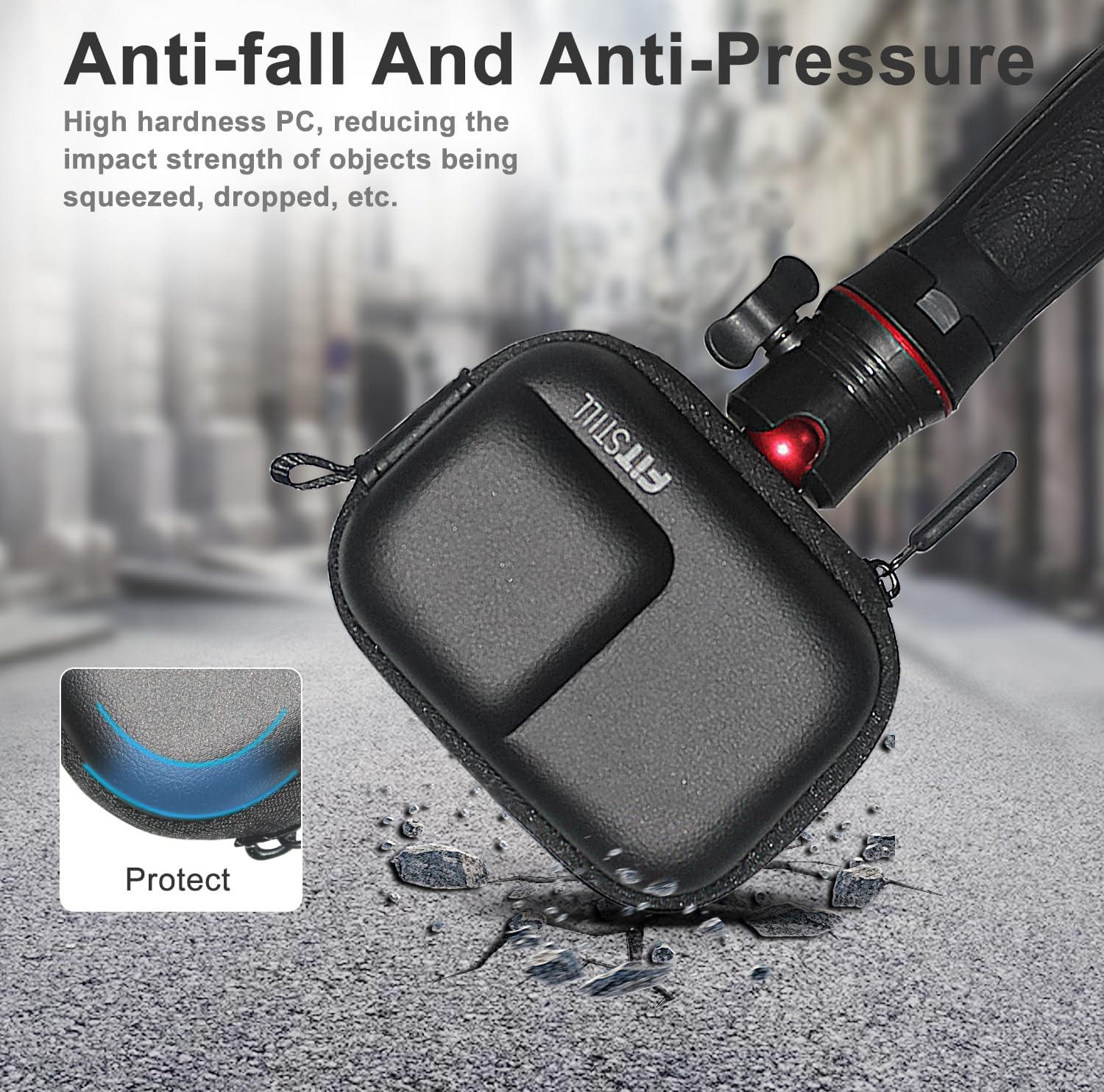 FiTSTILL Black Mini Camera Case for DJI Osmo Action5 Pro/Act... - Image 6