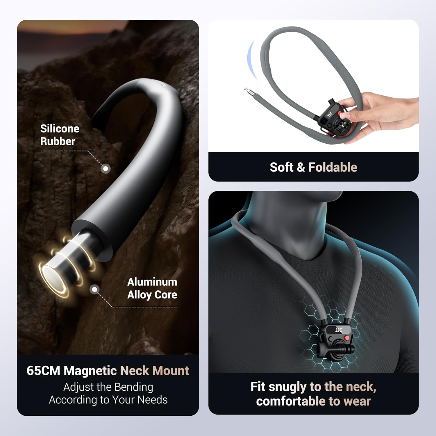 Magnetic Neck Mount for Gopro Hero 13/12/11 with Chest Strap... - Image 3