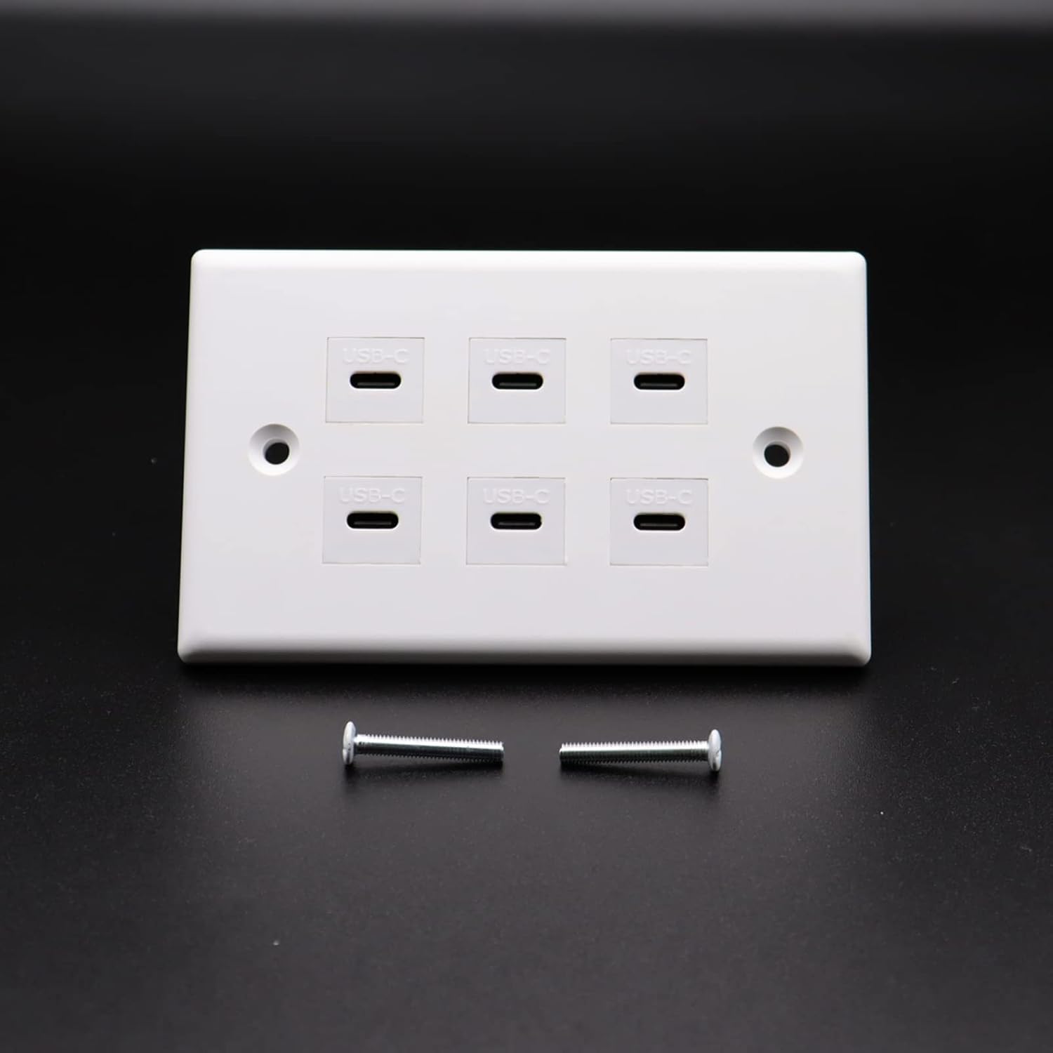 USB C Charger Wall Outlet Plate, LOKEKE 6 Ports USB Type C P... - Image 5