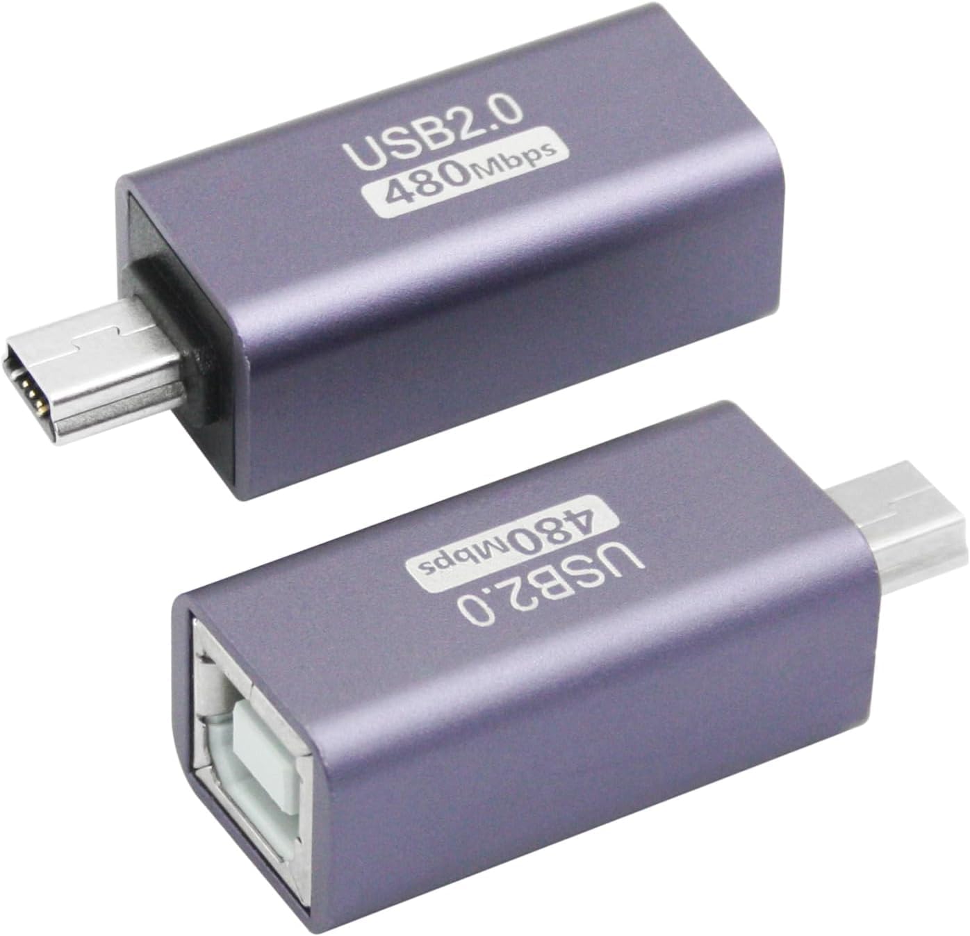 USB 2.0 B Type Connector Adapter, Mini USB Male to USB B (MI... - Image 2