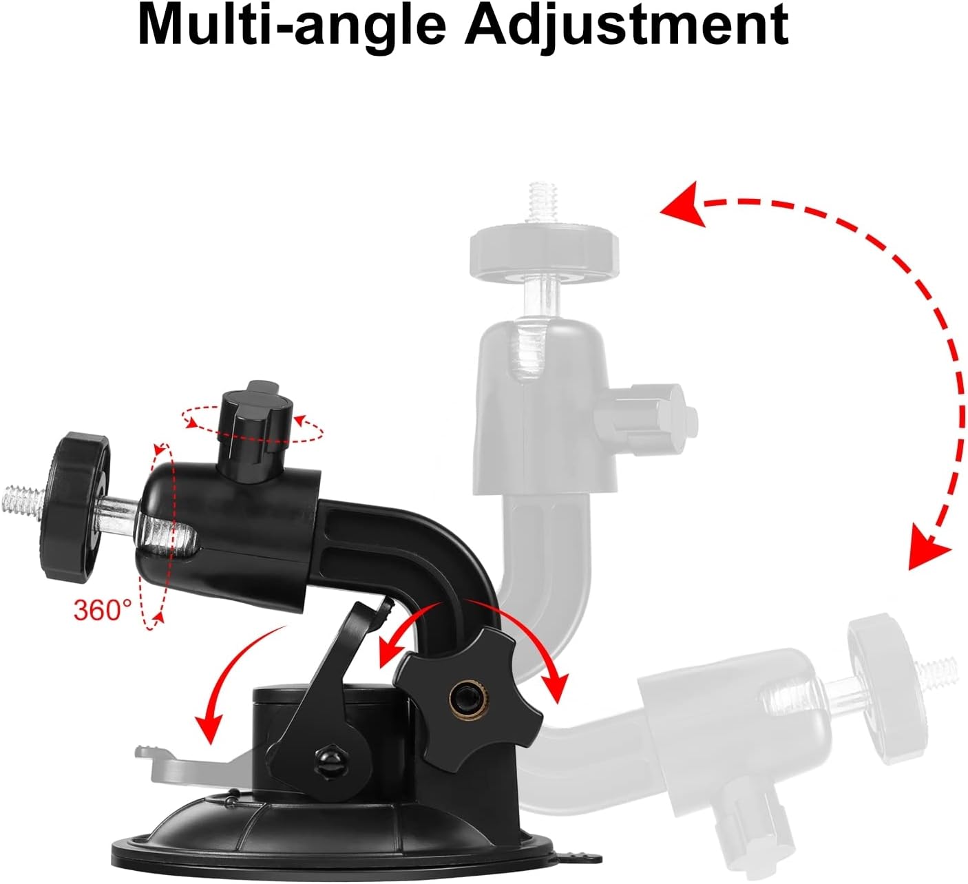 PULUZ Car Suction Cup Mount for GoPro/DJI Osmo Action Camera... - Image 4