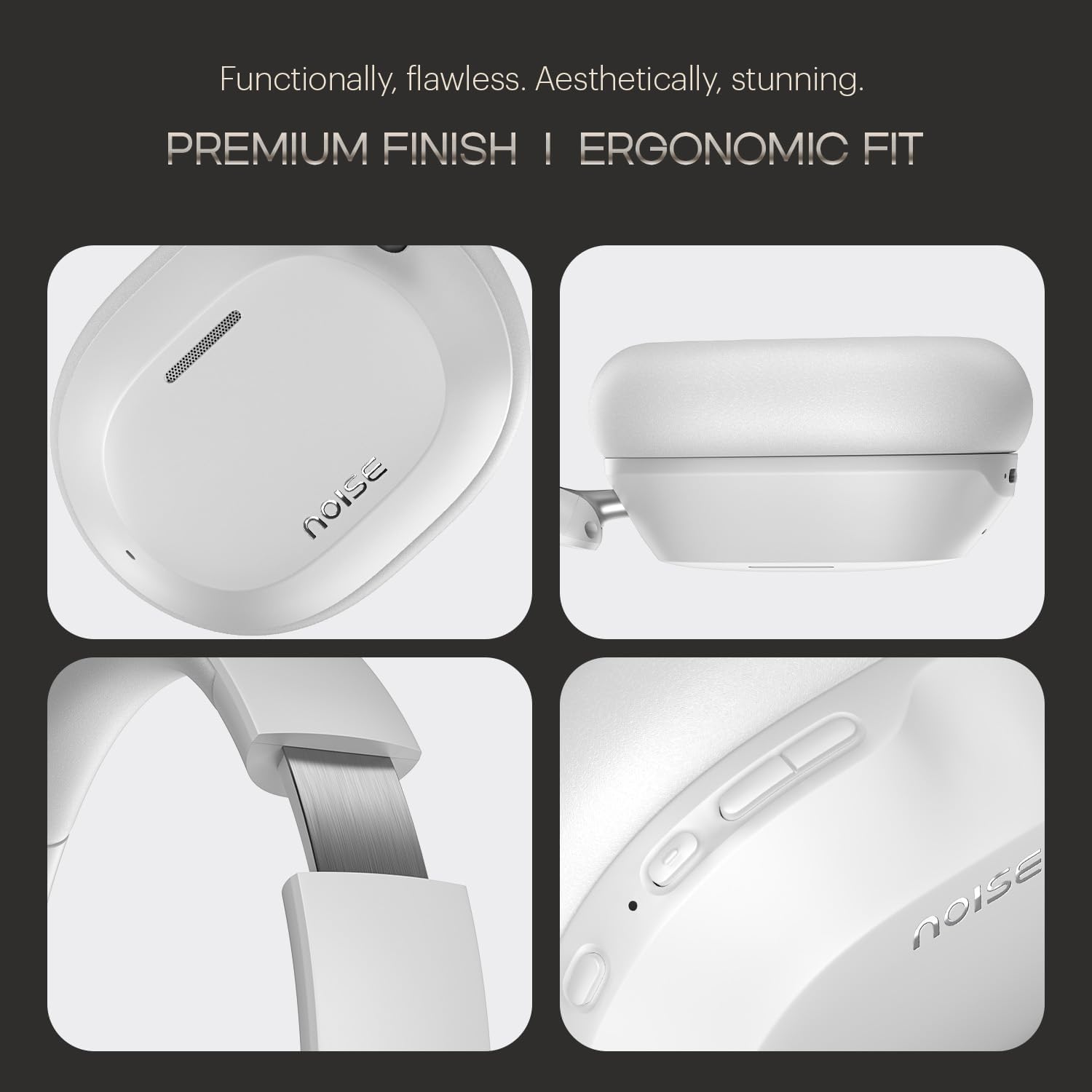 Noise Max 5 Active NoiseCancelling Wireless Headphones, 80Hr... - Image 9