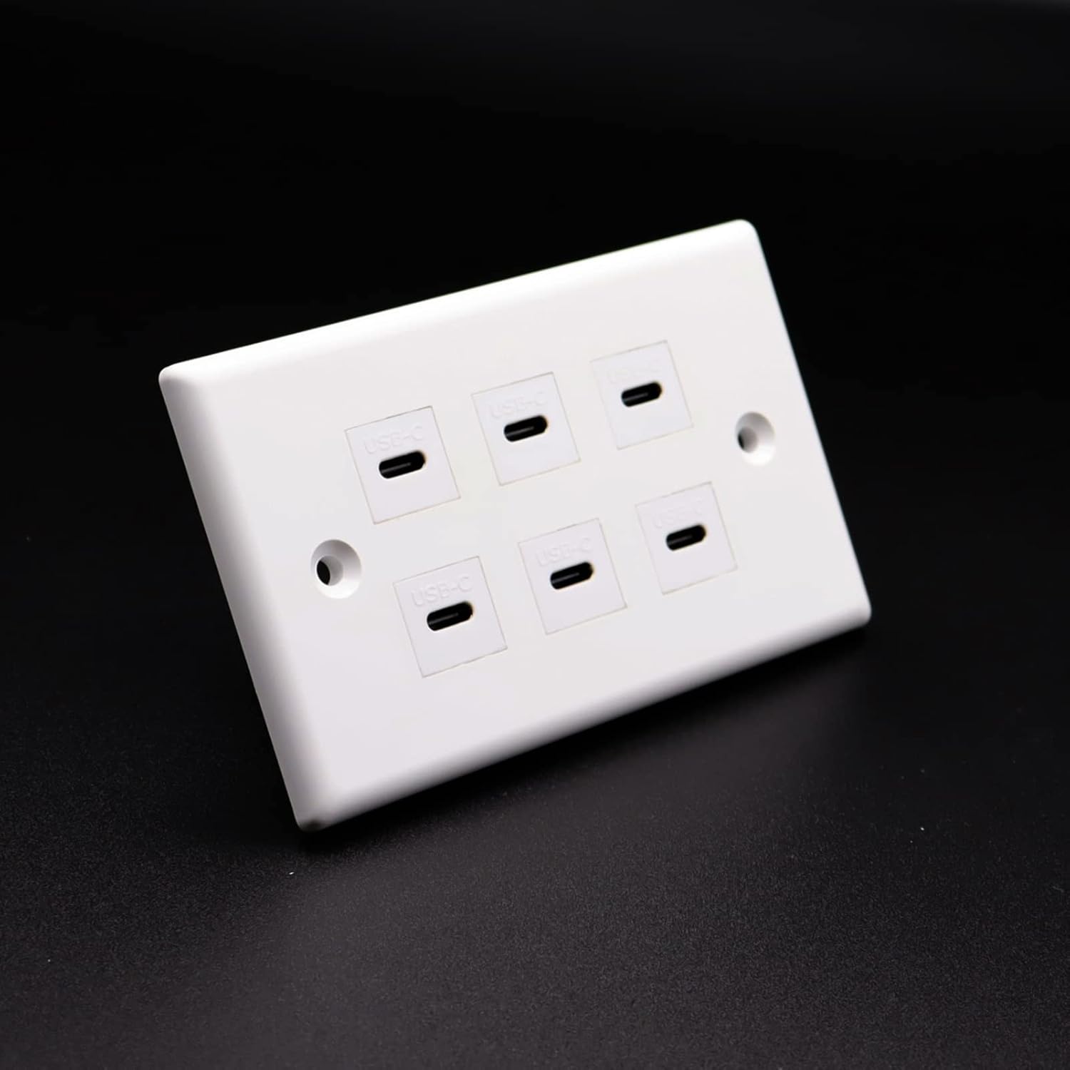 USB C Charger Wall Outlet Plate, LOKEKE 6 Ports USB Type C P... - Image 3