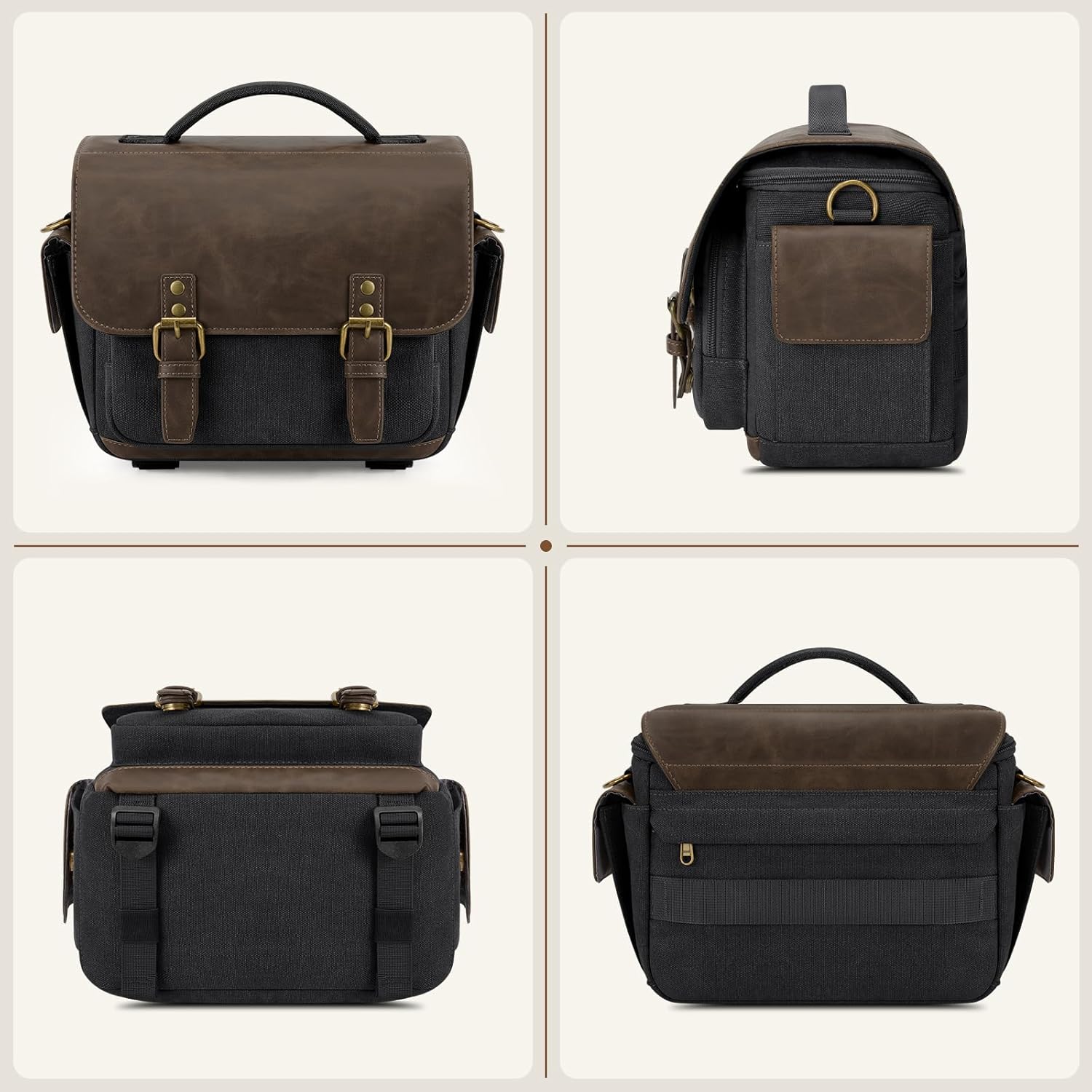 RAINSMORE Camera Bag, Small Camera Case for DSLR/SLR/Mirrorl... - Image 9