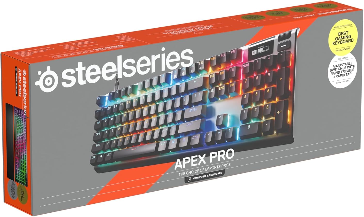 SteelSeries Apex Pro Gen 3 - Gaming Keyboard - Hall Effect S... - Image 12