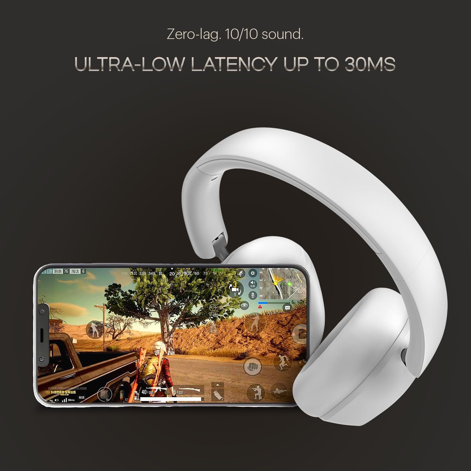 Noise Max 5 Active NoiseCancelling Wireless Headphones, 80Hr... - Image 8