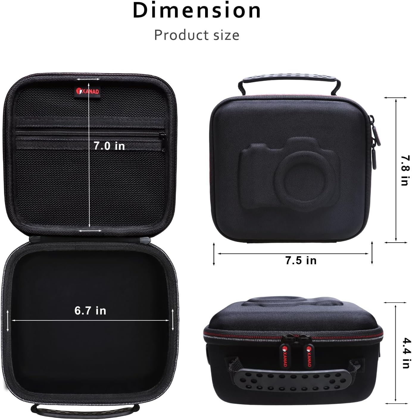 XANAD DSLR Hard Cameras Case Canon EOS 2000D/ 4000D DSLR, EO... - Image 3