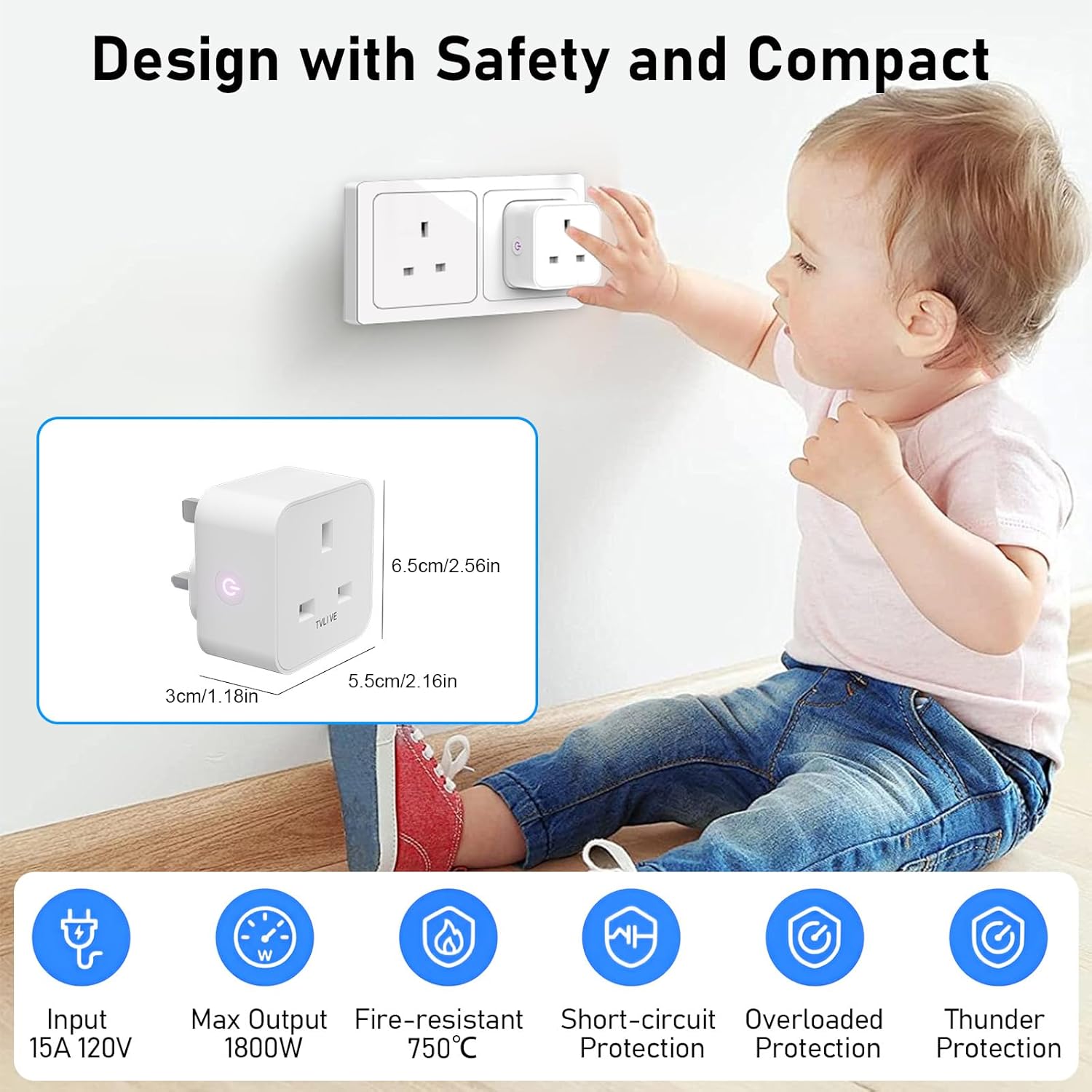 Smart Plug, TVLIVE 2 Pack Smart Plugs Work that with Alexa (... - Image 9