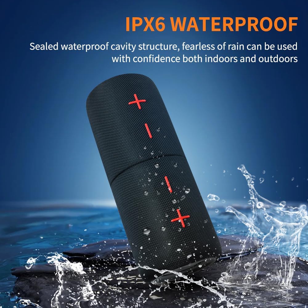 CYBORIS 2 in 1 Portable Splittable 40W Dual Bluetooth Speake... - Image 6