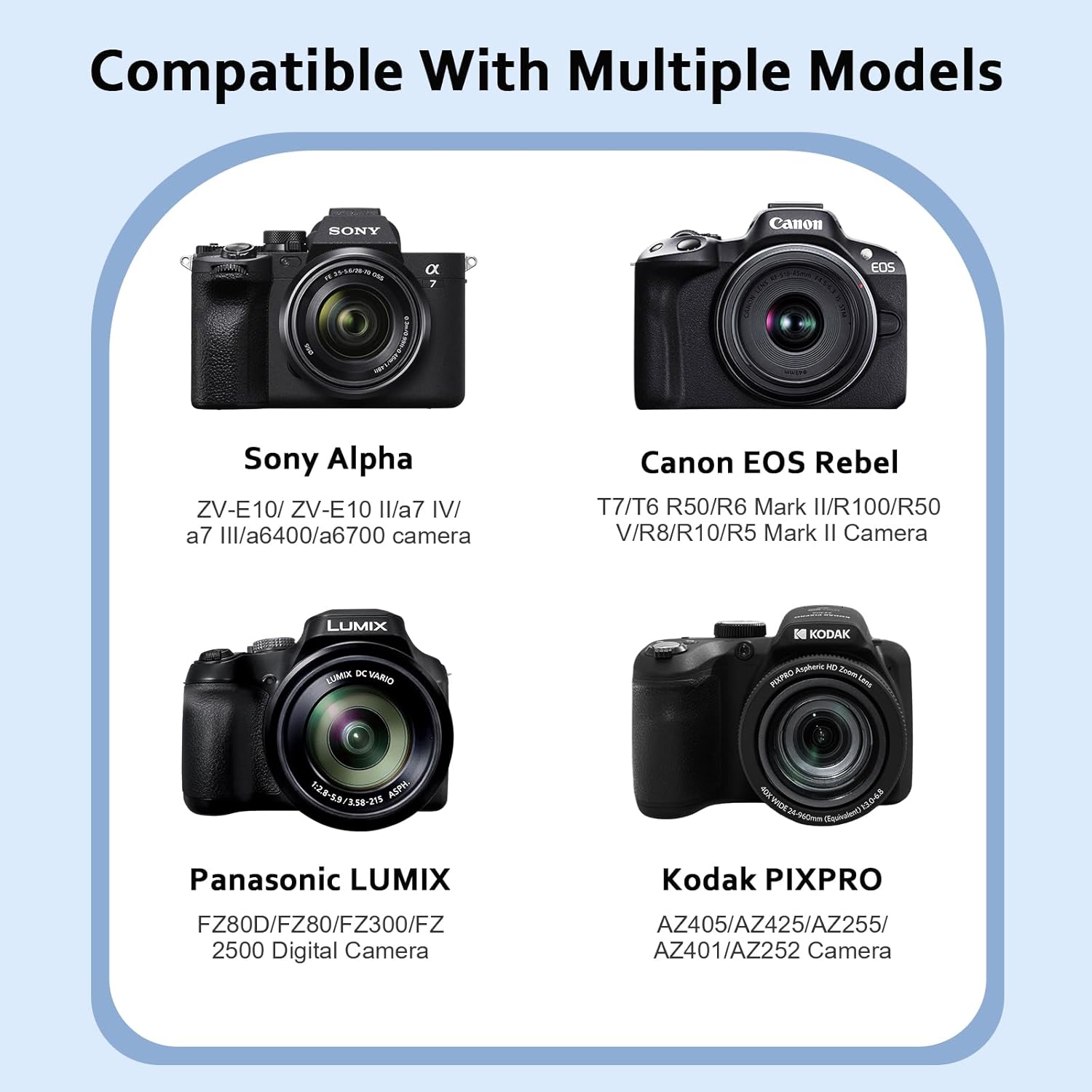 XANAD DSLR Hard Cameras Case Canon EOS 2000D/ 4000D DSLR, EO... - Image 8