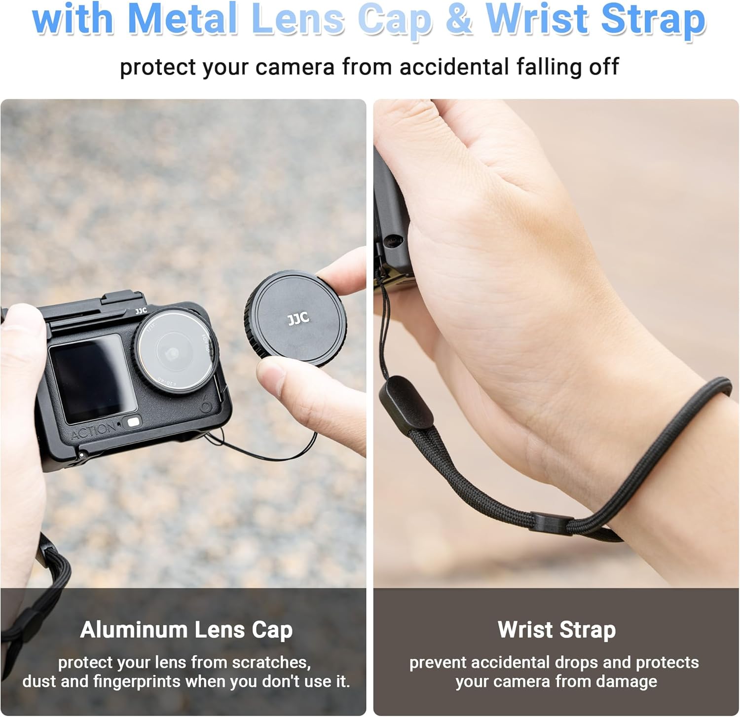 JJC Osmo Action 6 Cage Street Grip Kit,Aluminium Protective ... - Image 7