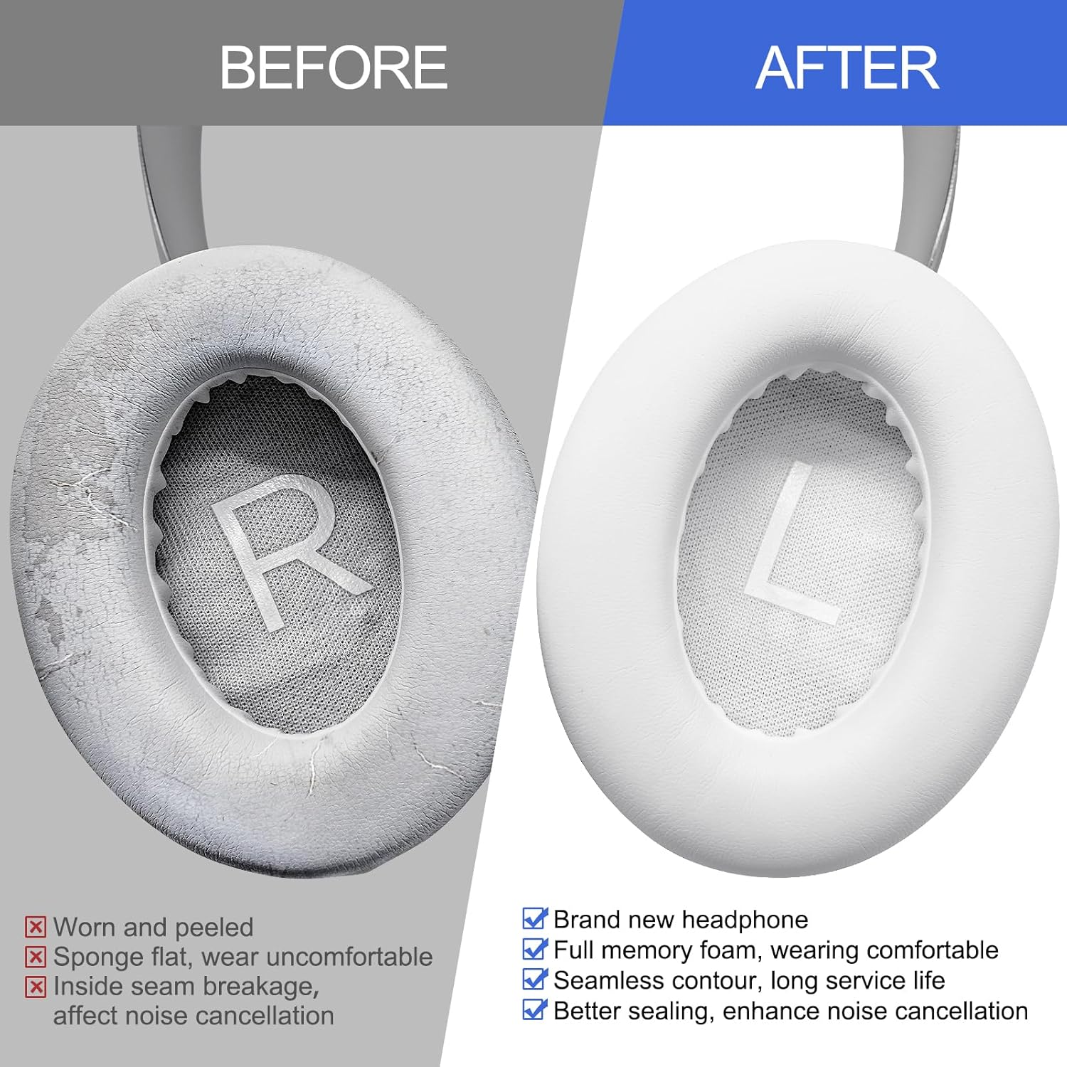 Replacement Ear Pads for Bose NC700 Noise Cancelling Headpho... - Image 6