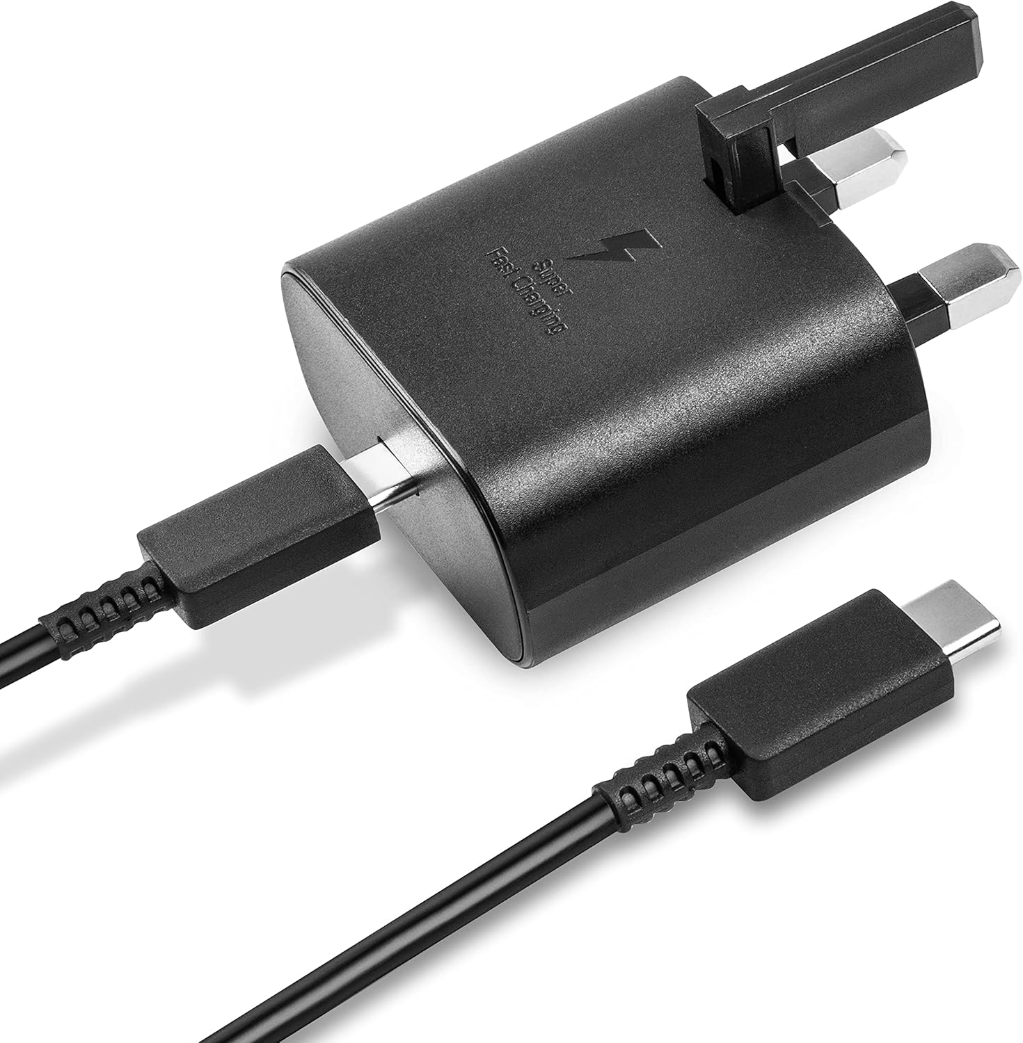 25W Samsung Phone Fast Charger Plug With 6 FT USB C Cable Co... - Image 2