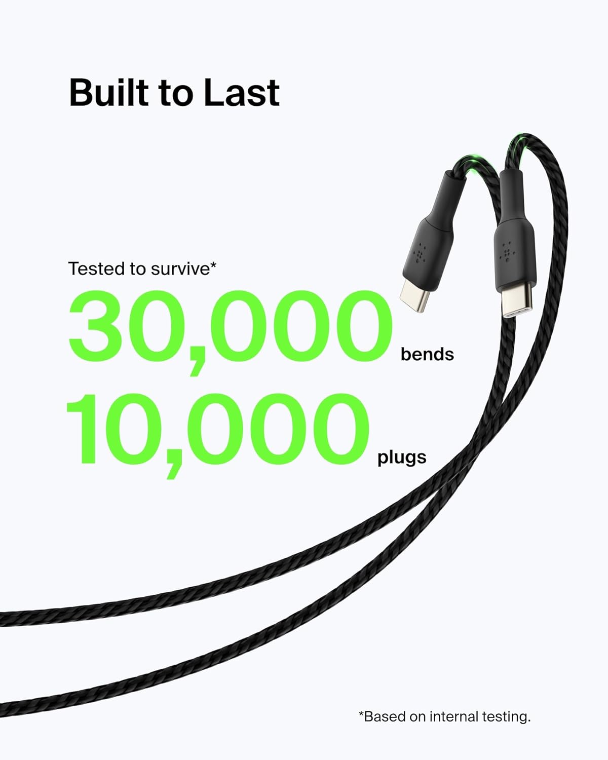 Belkin BoostCharge Braided USB C charger cable, USB-C to USB... - Image 5