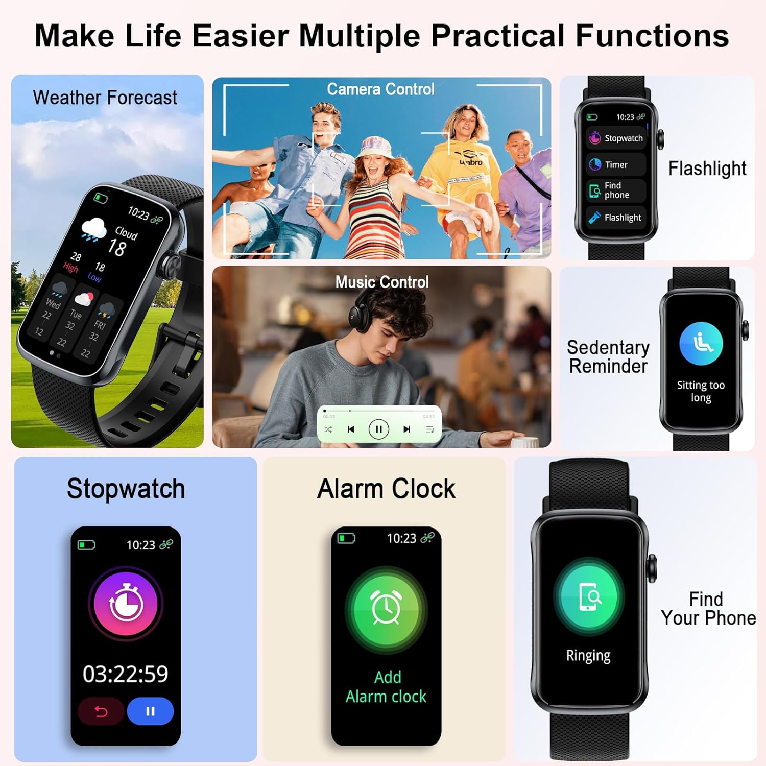 2026 Smart Watch for Men Women, 24/7 Healthy Fitness Tracker... - Image 7