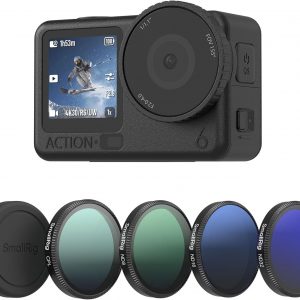 SMALLRIG ND Filter Kit for DJI Osmo Action 6, 5 Pack CPL ND8… SMALLRIG ND Filter Kit for DJI Osmo Action 6, 5 Pack CPL ND8…