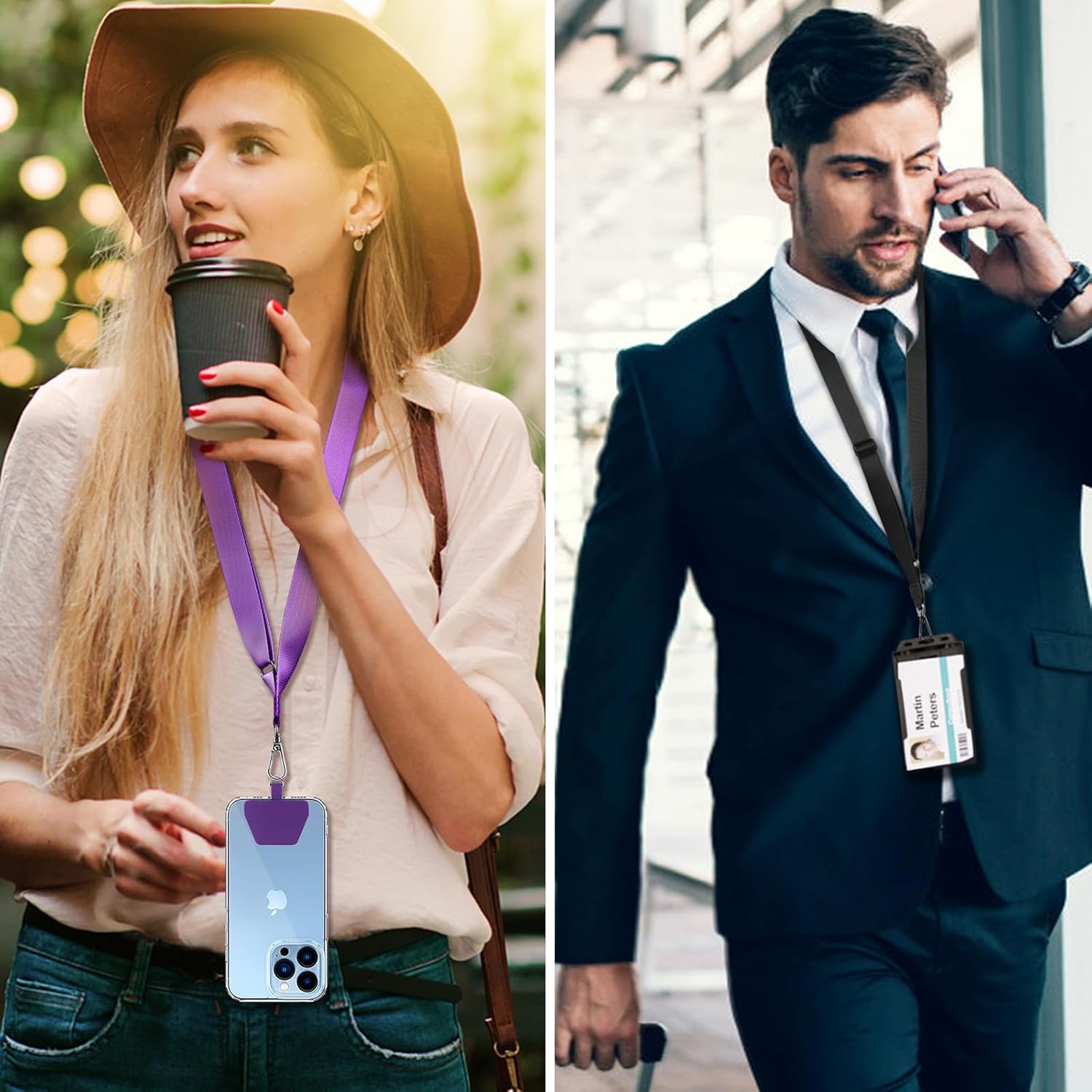 CACOE Universal Mobile Phone Chain, 2 Pcs Adjustable Collar ... - Image 8