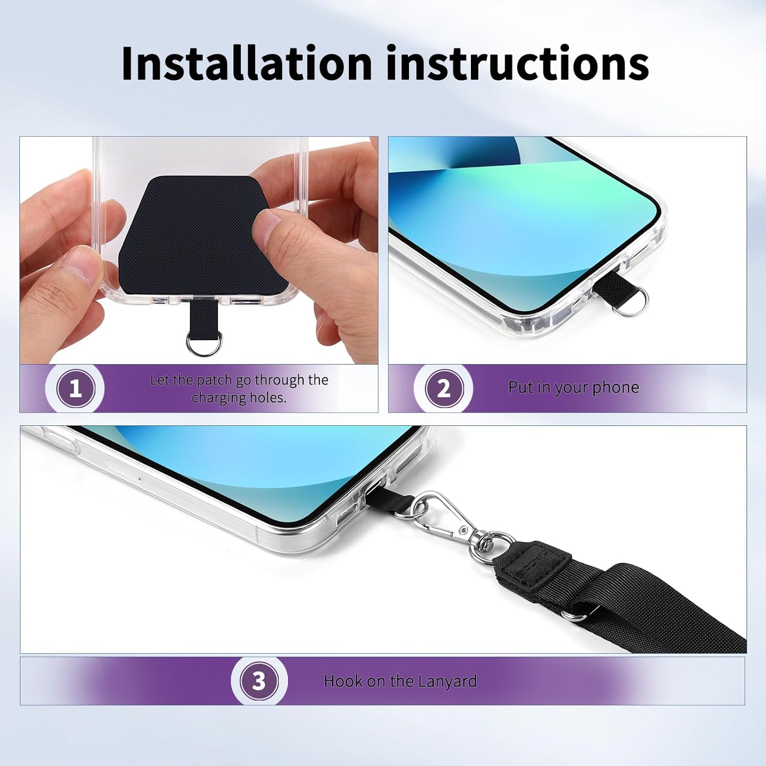 CACOE Universal Mobile Phone Chain, 2 Pcs Adjustable Collar ... - Image 7