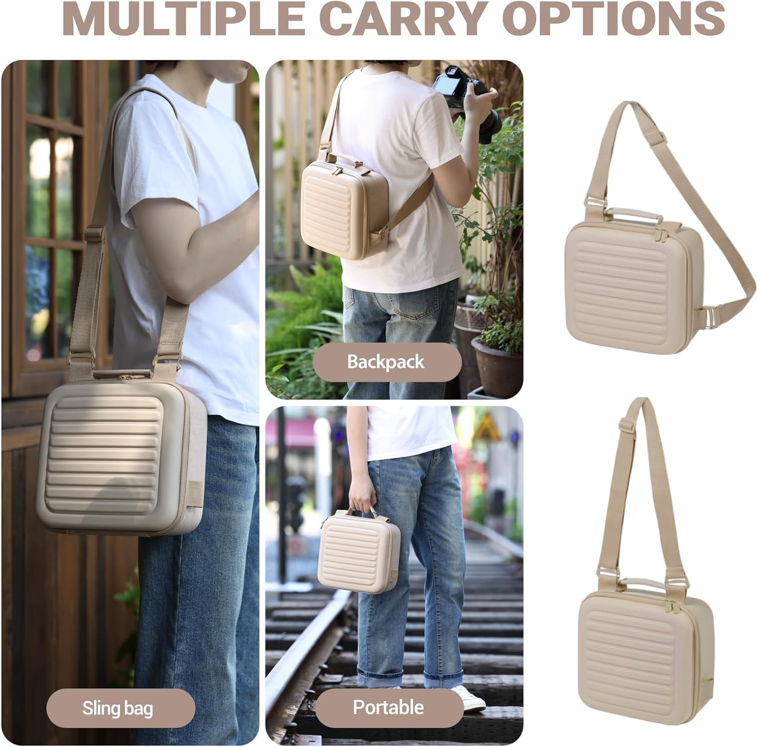 Camera Case Compatible with Canon EOS Rebel T7/R50/R6 Mark I... - Image 4