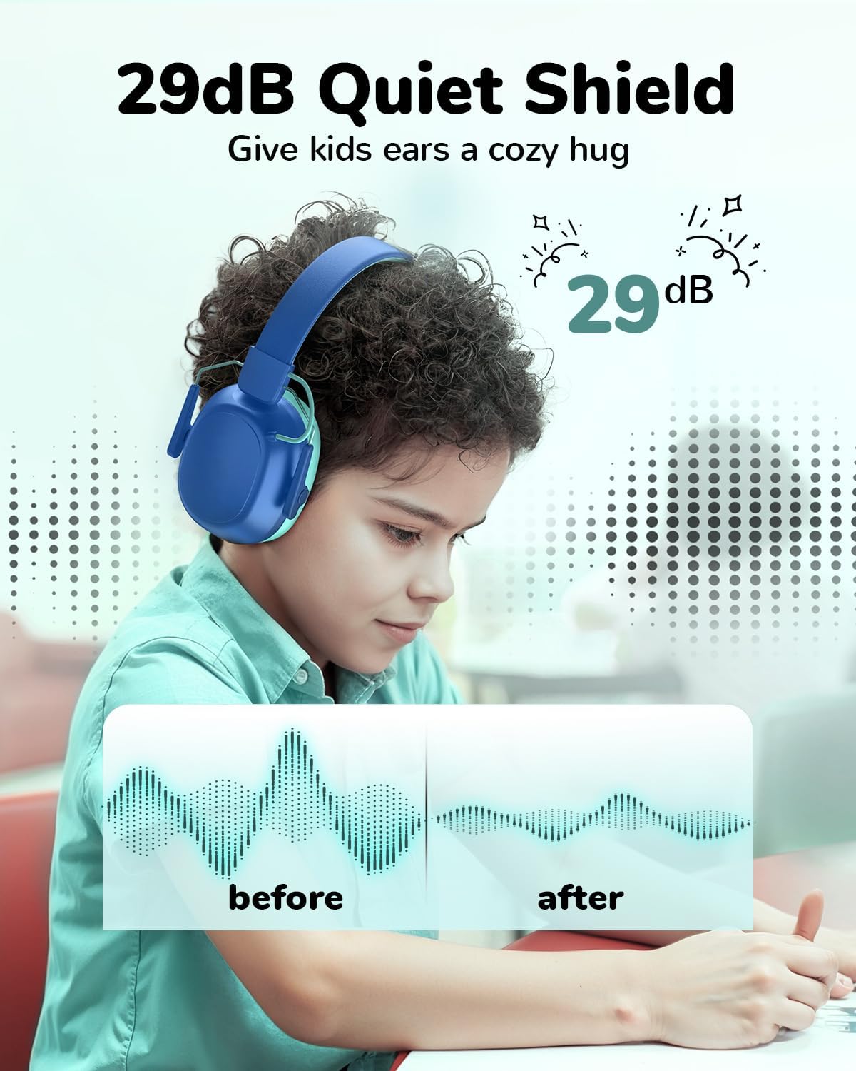 Sensory Headphones for Autism Kids Aldult, Foldable Sound Pr... - Image 4