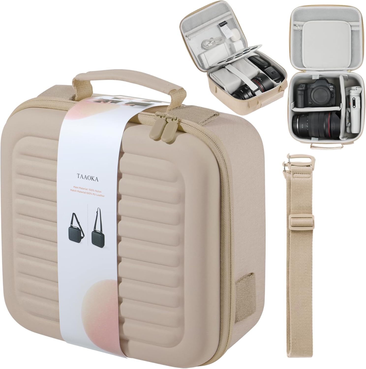 Camera Case Compatible with Canon EOS Rebel T7/R50/R6 Mark I... - Image 2